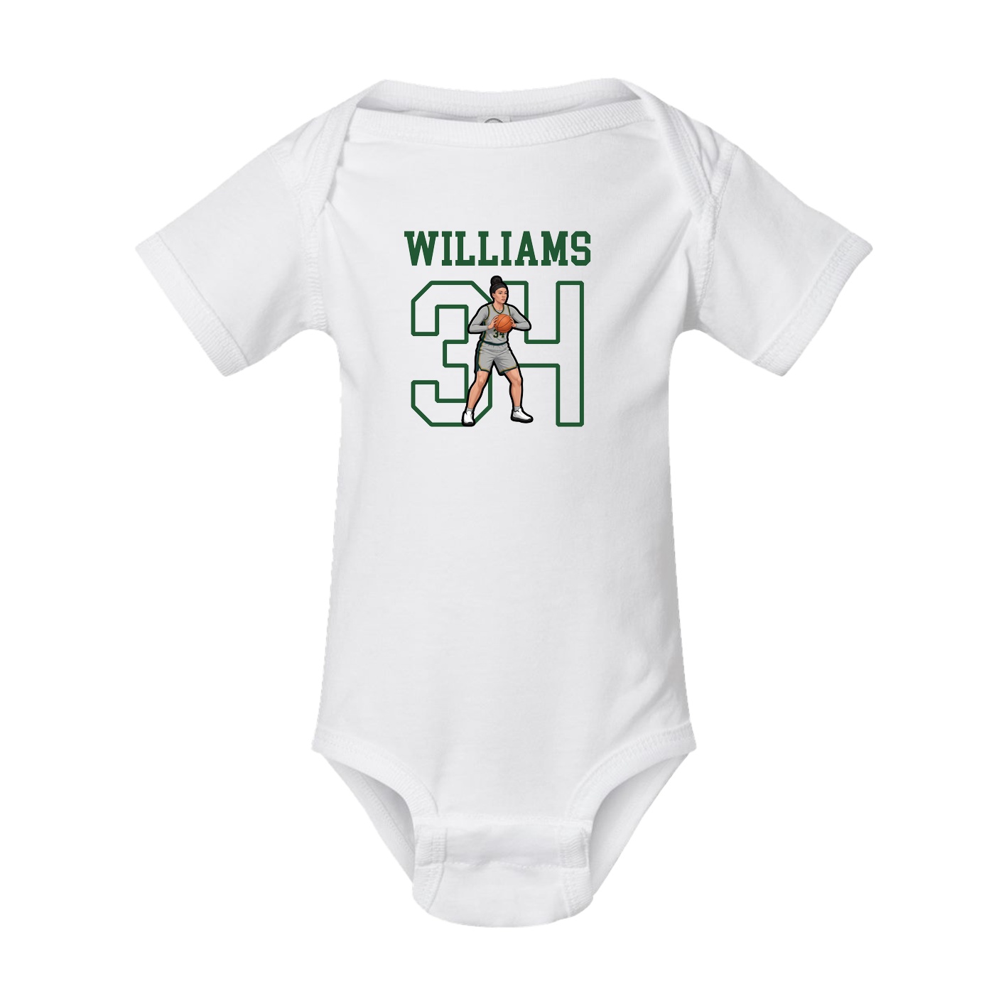 Baby Onesie — Shirsey in White