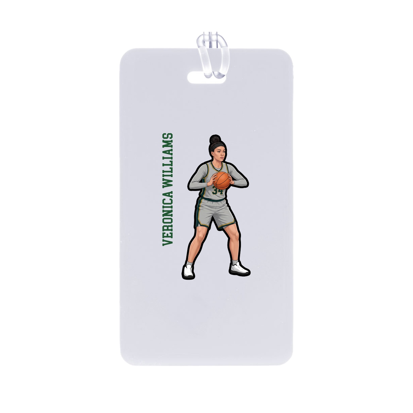 Bag Tag — Name Vertical in Classic