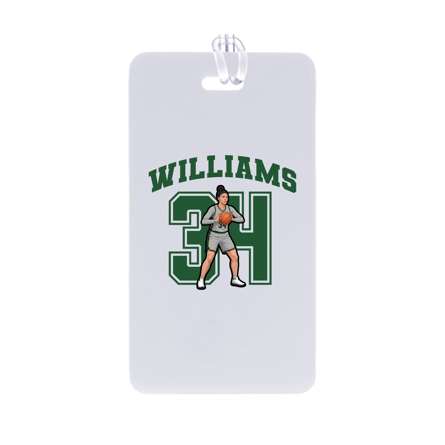 Bag Tag — Number in Classic