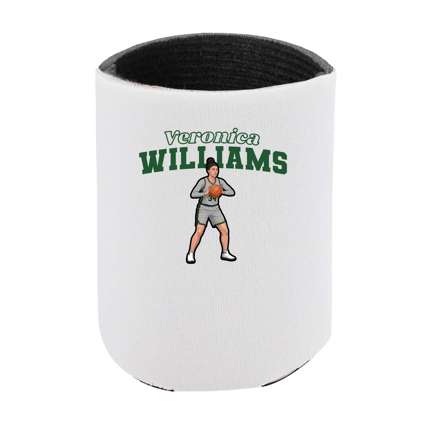 Can Holder — Name Arch in White