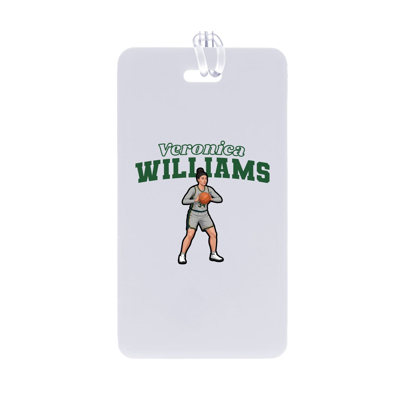 Bag Tag — Name Arch in Classic