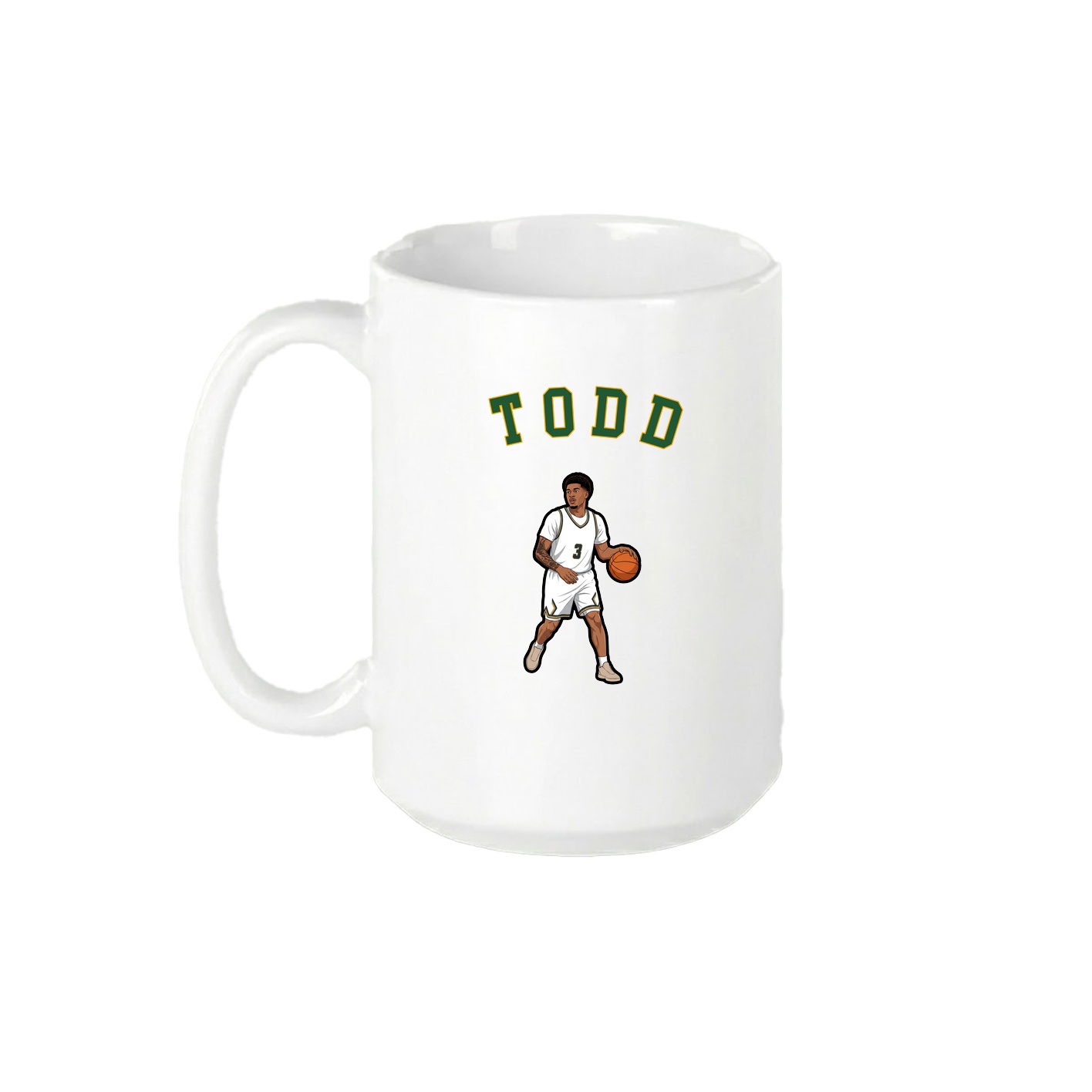 15oz Coffee Mug — Shirsey Arch in White