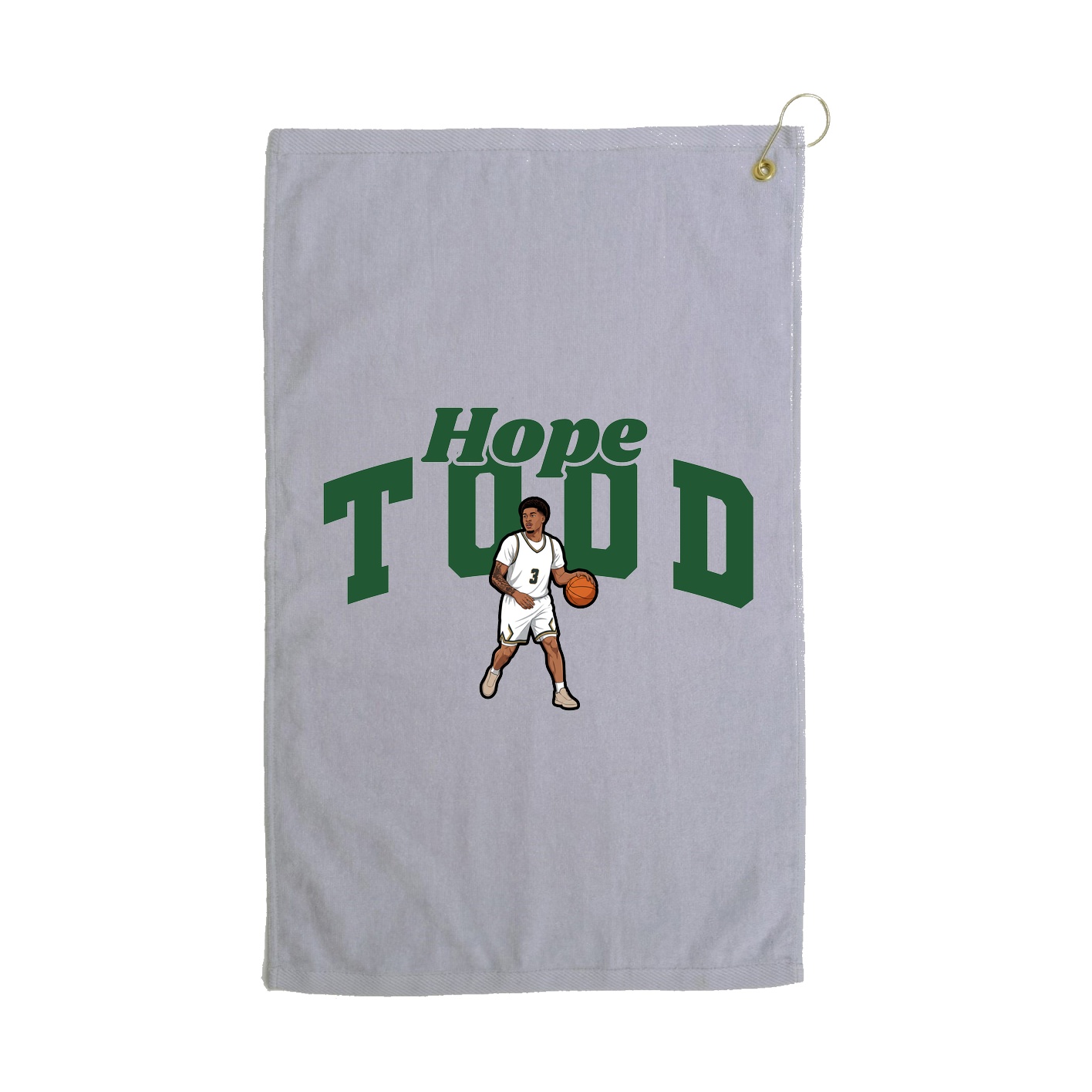 Golf Towel — Signature Arch in Grey
