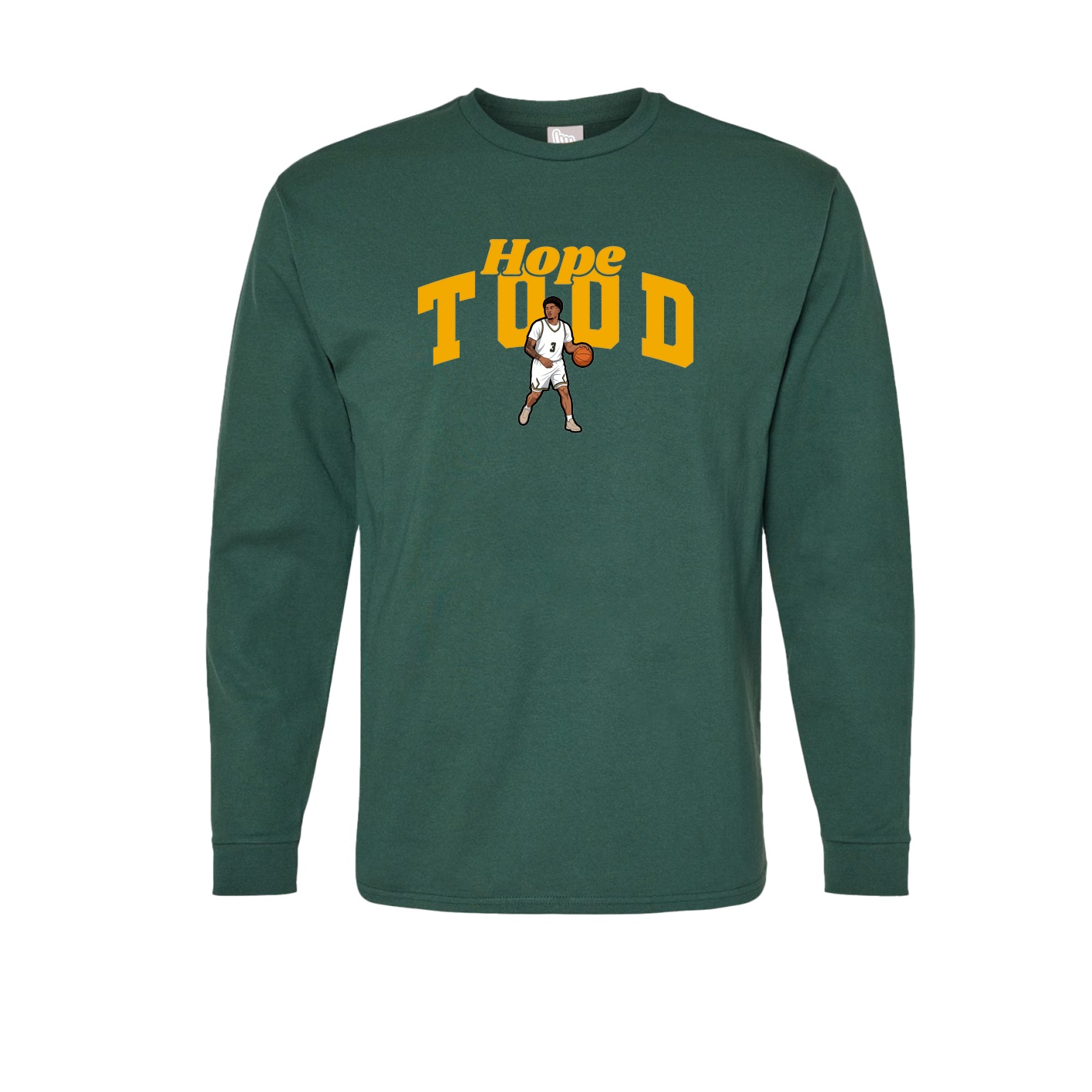 Long Sleeve Tee — Signature Arch in Green