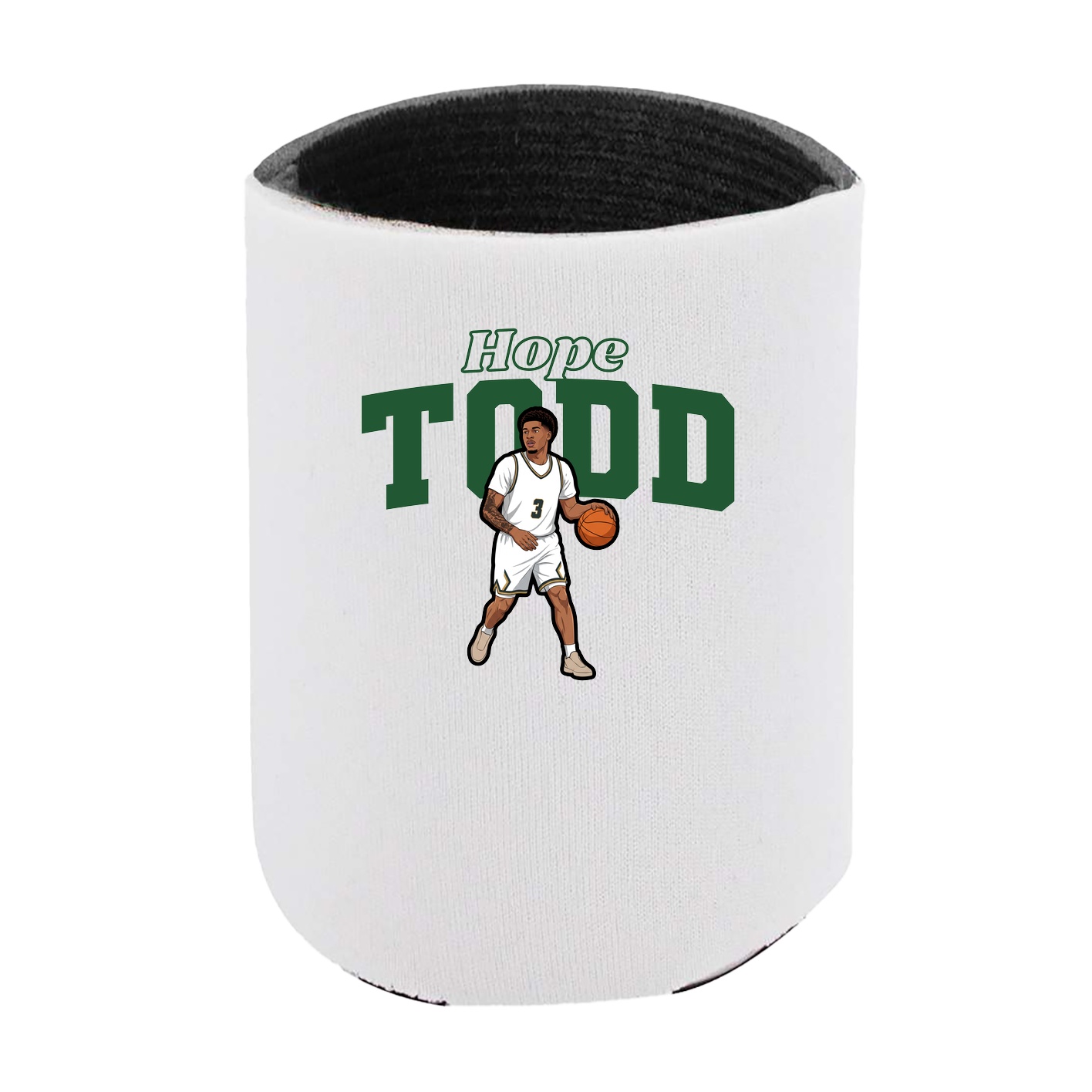 Can Holder — Name Arch in White