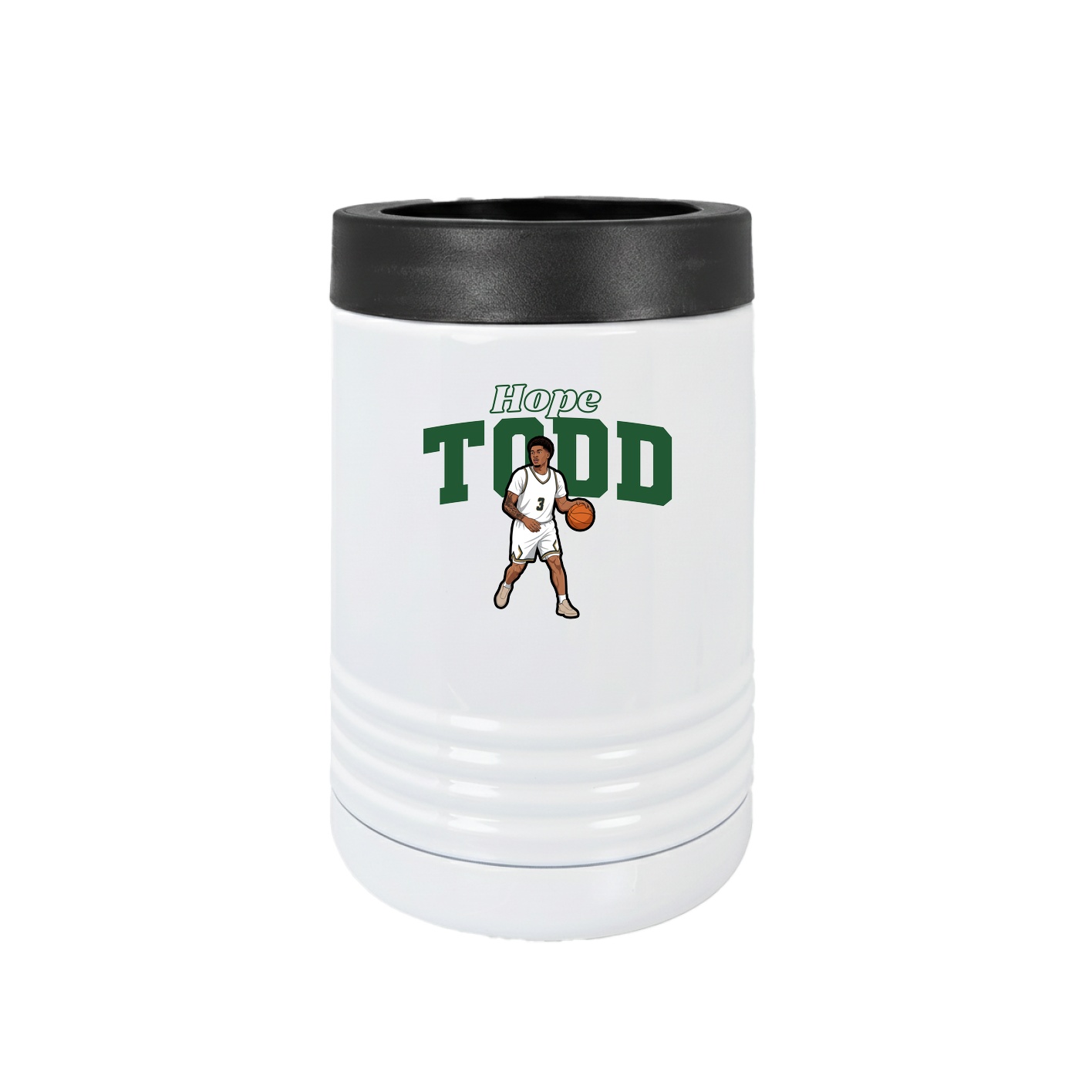 Beverage Holder — Name Arch in White