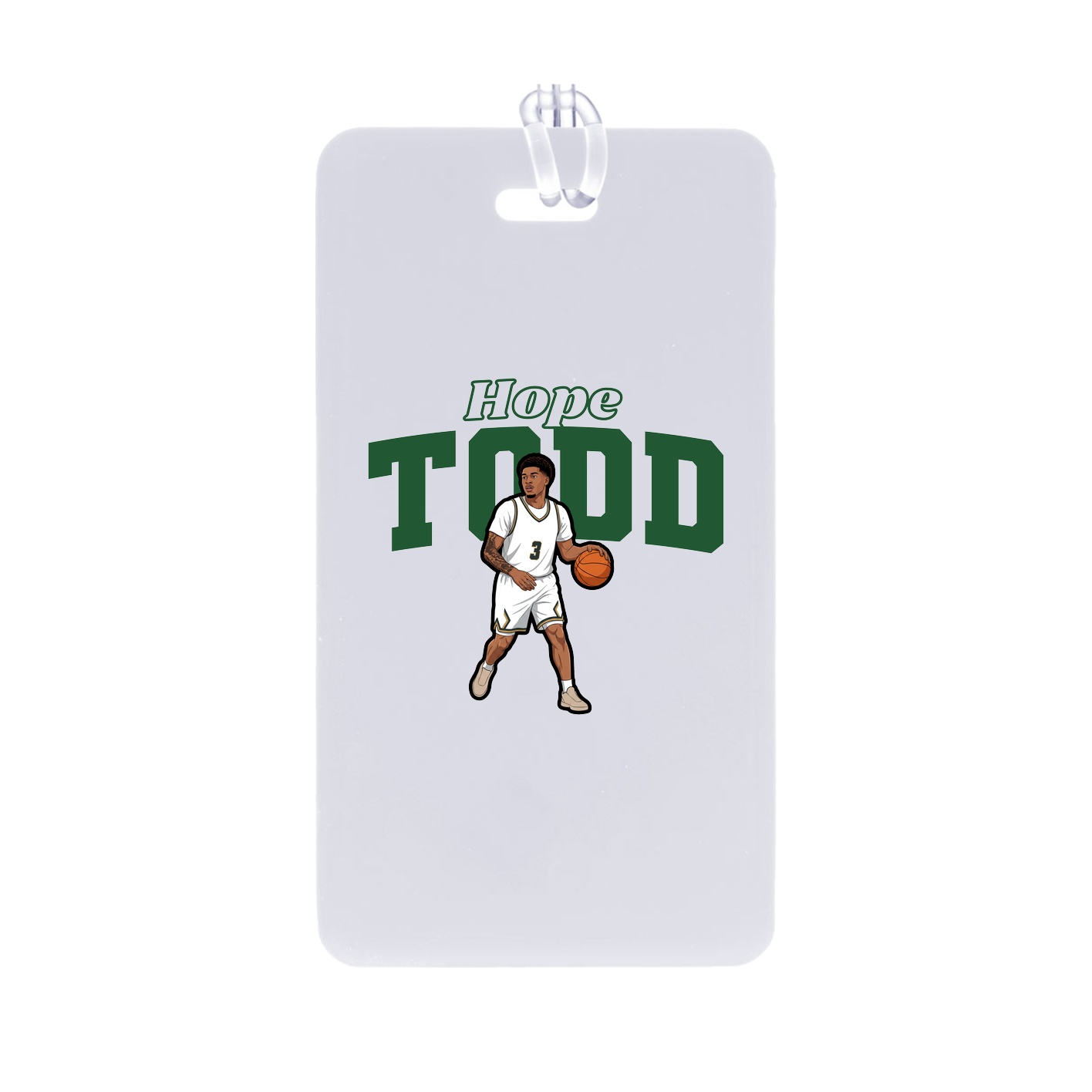 Bag Tag — Name Arch in Classic