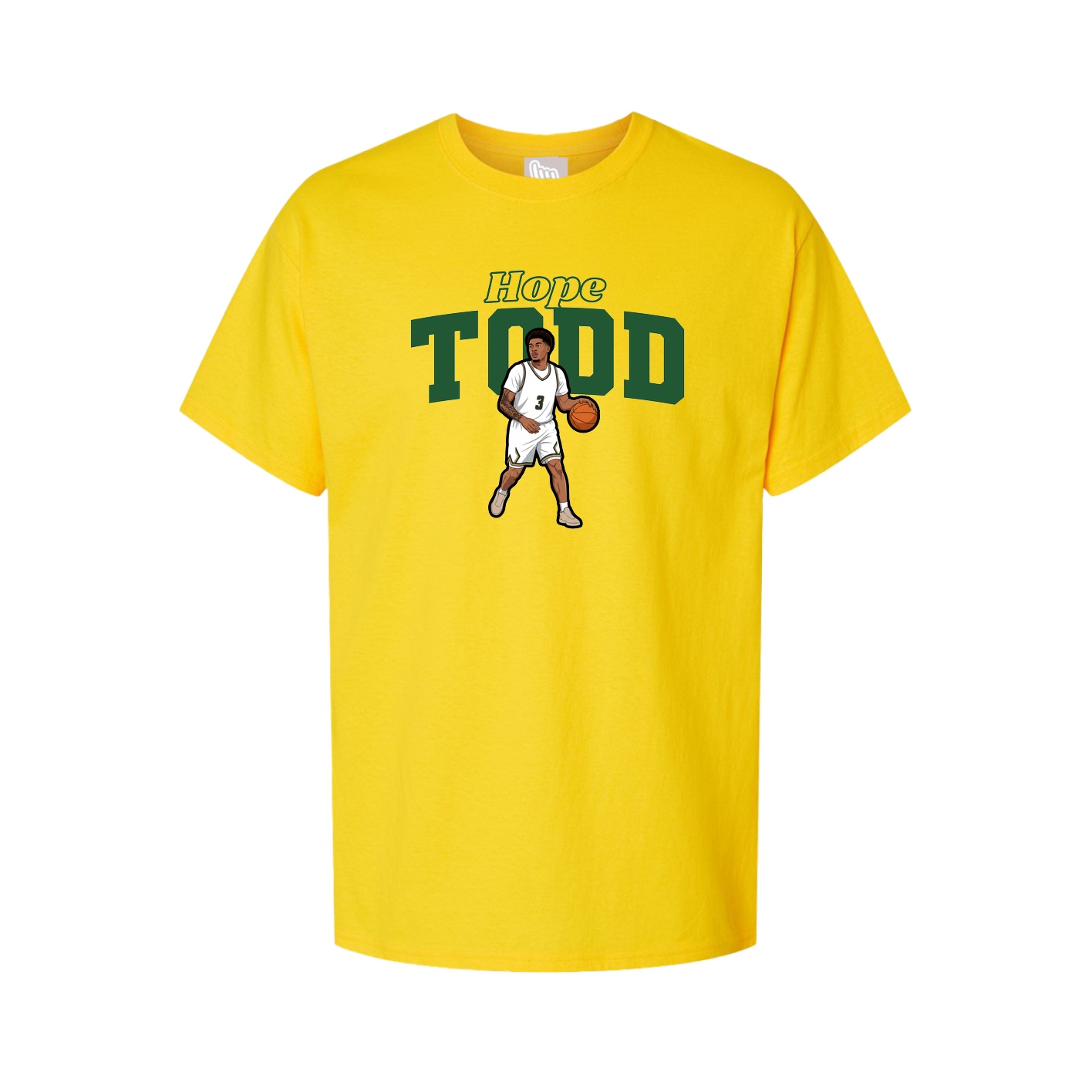 Tee — Name Arch in Gold