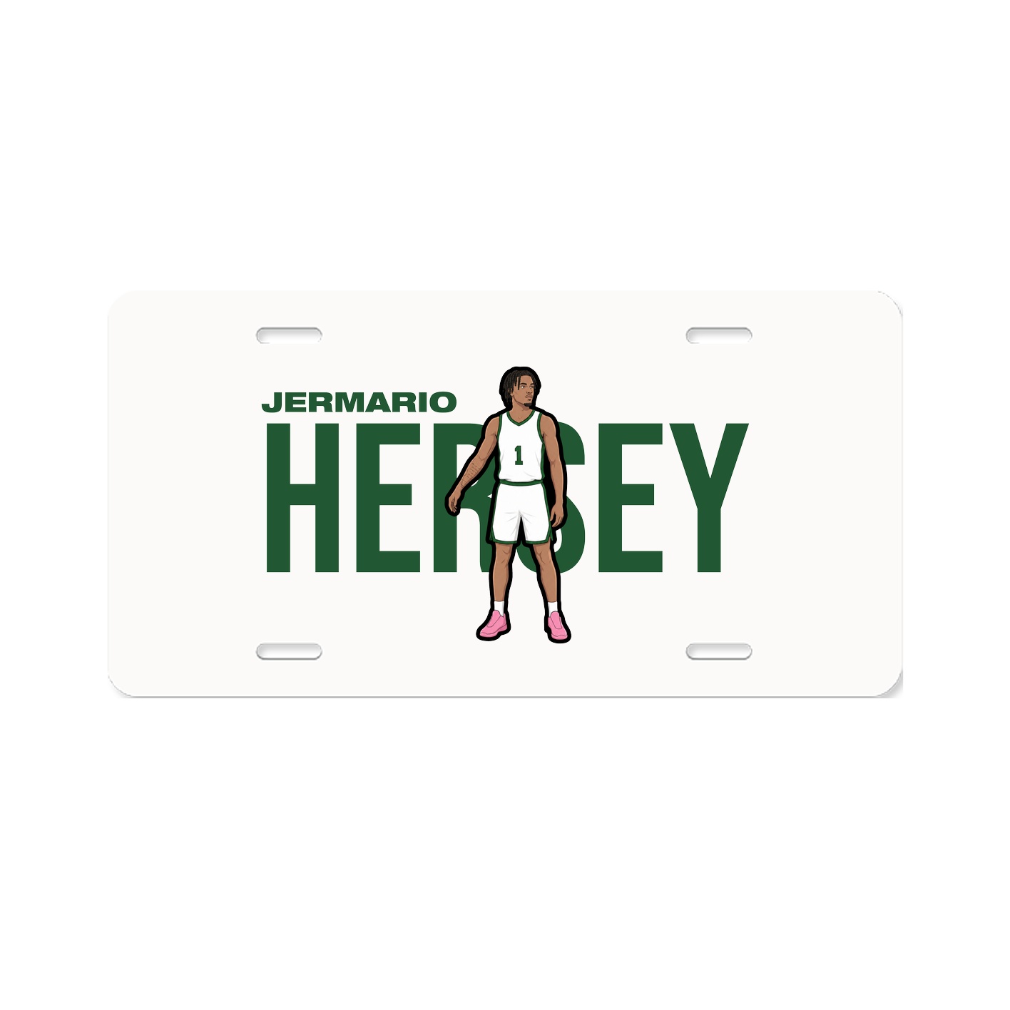 License Plate — Player Name in Classic