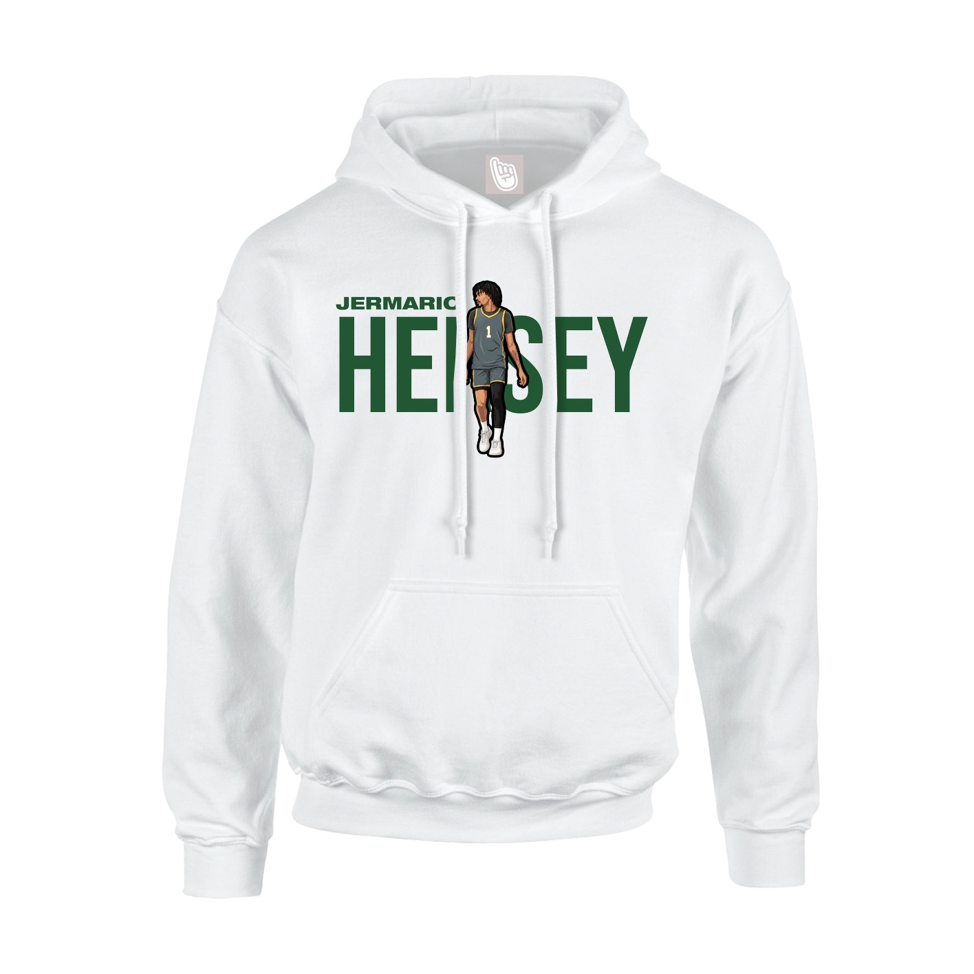 Hoodie — Player Name in White