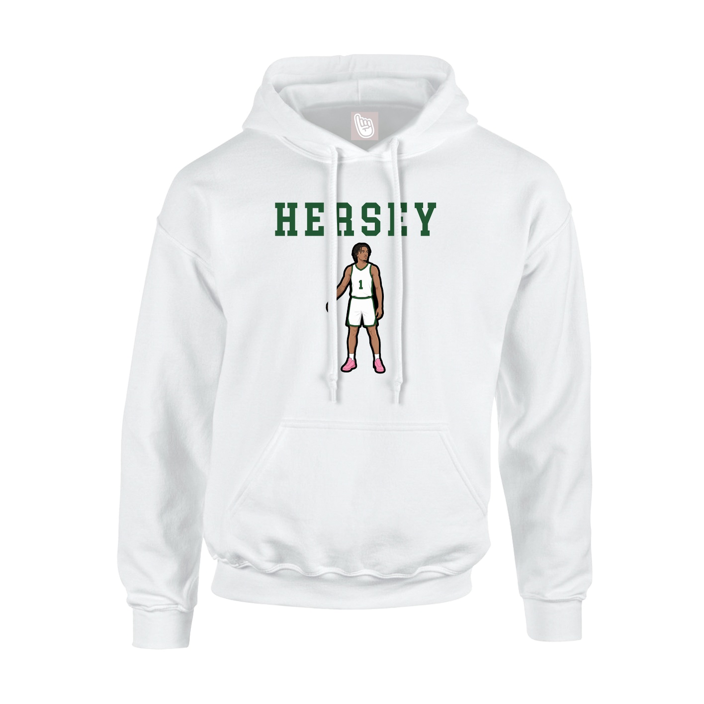 Youth Hoodie — Shirsey in White