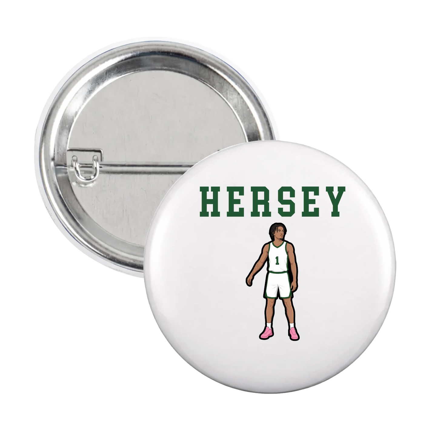 Game Day Button — Shirsey in White
