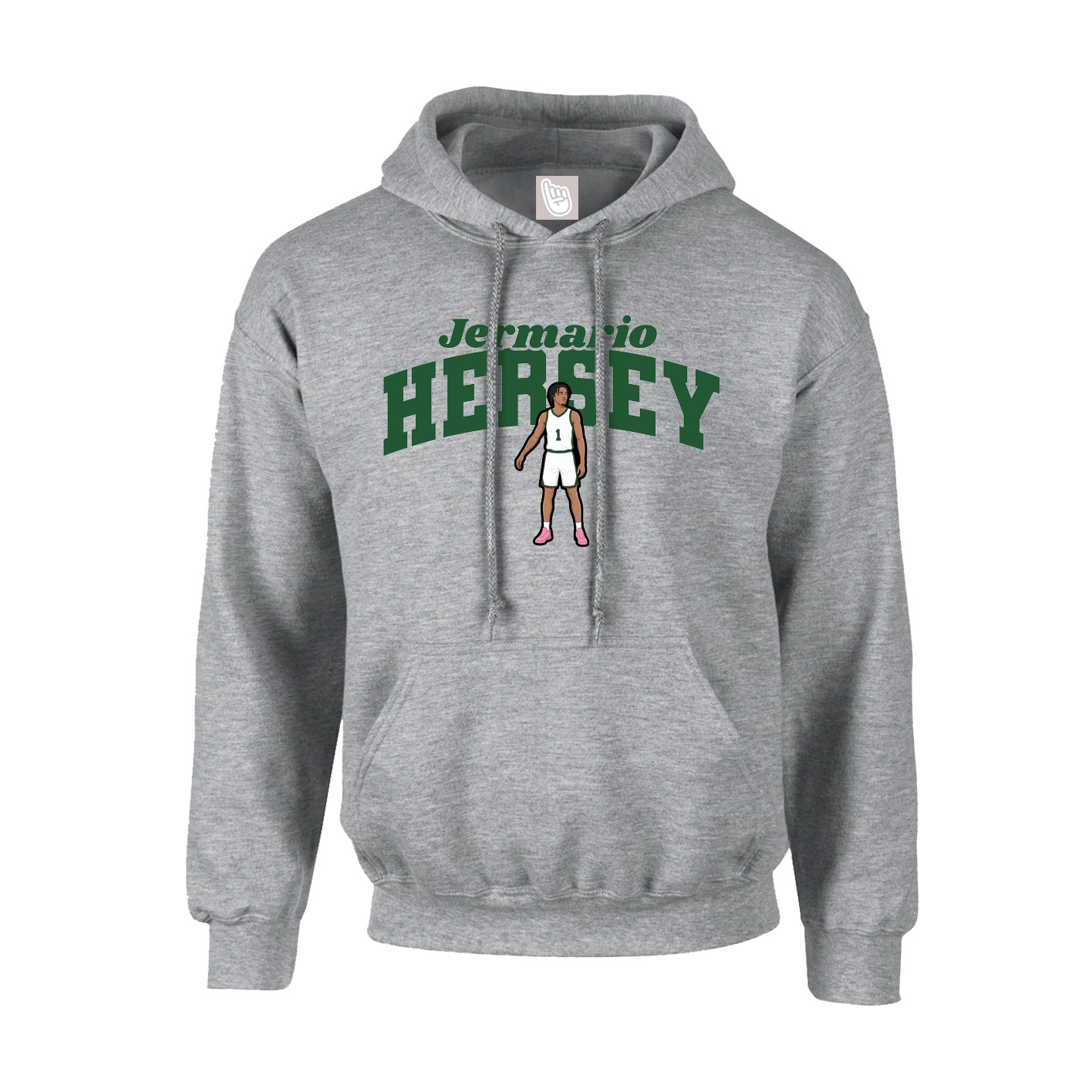 Hoodie — Signature Arch in Grey