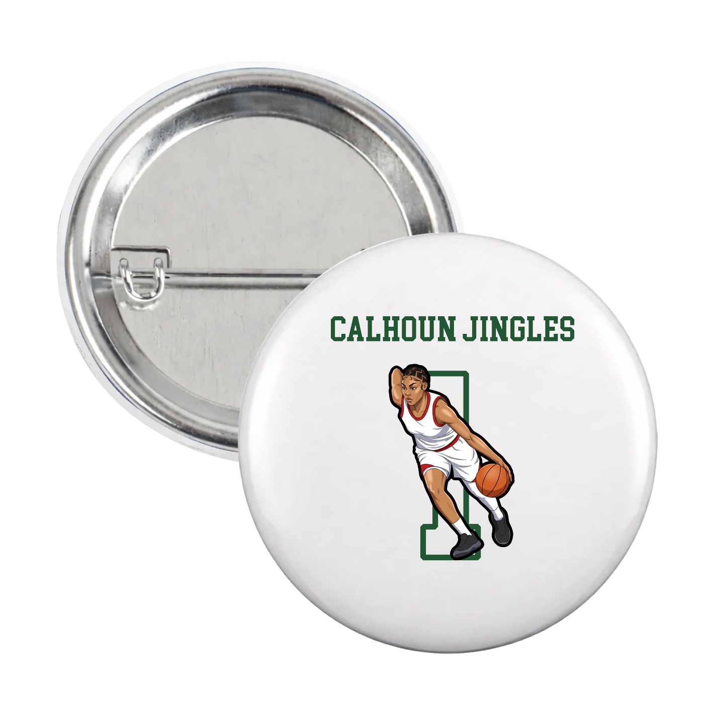 Game Day Button — Shirsey in White