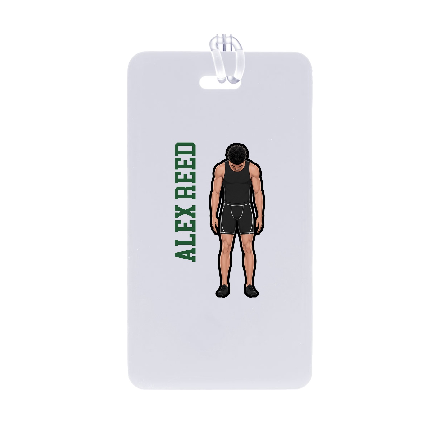 Bag Tag — Name Vertical in Classic