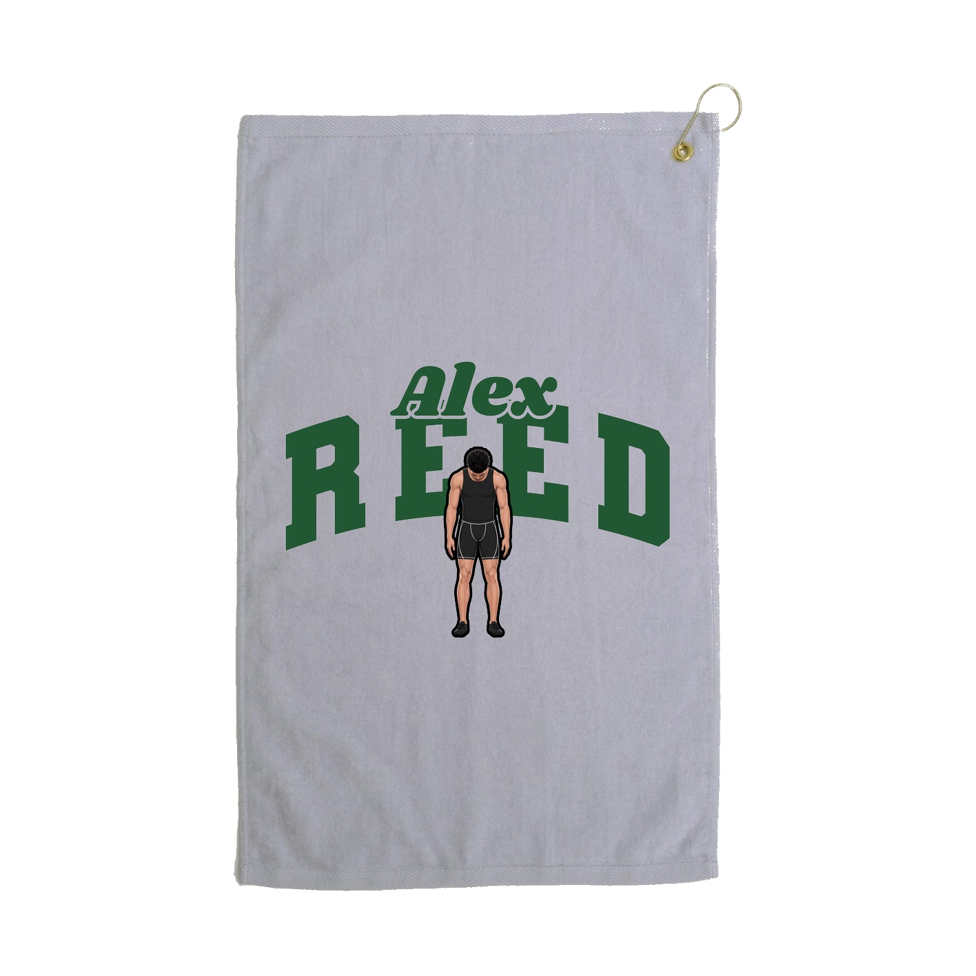 Golf Towel — Signature Arch in Grey