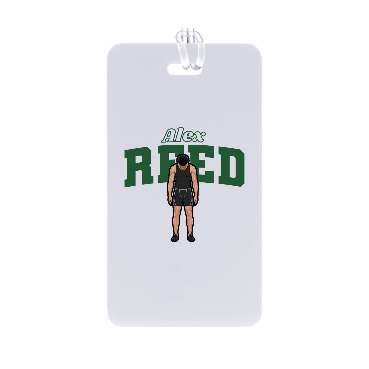 Bag Tag — Name Arch in Classic