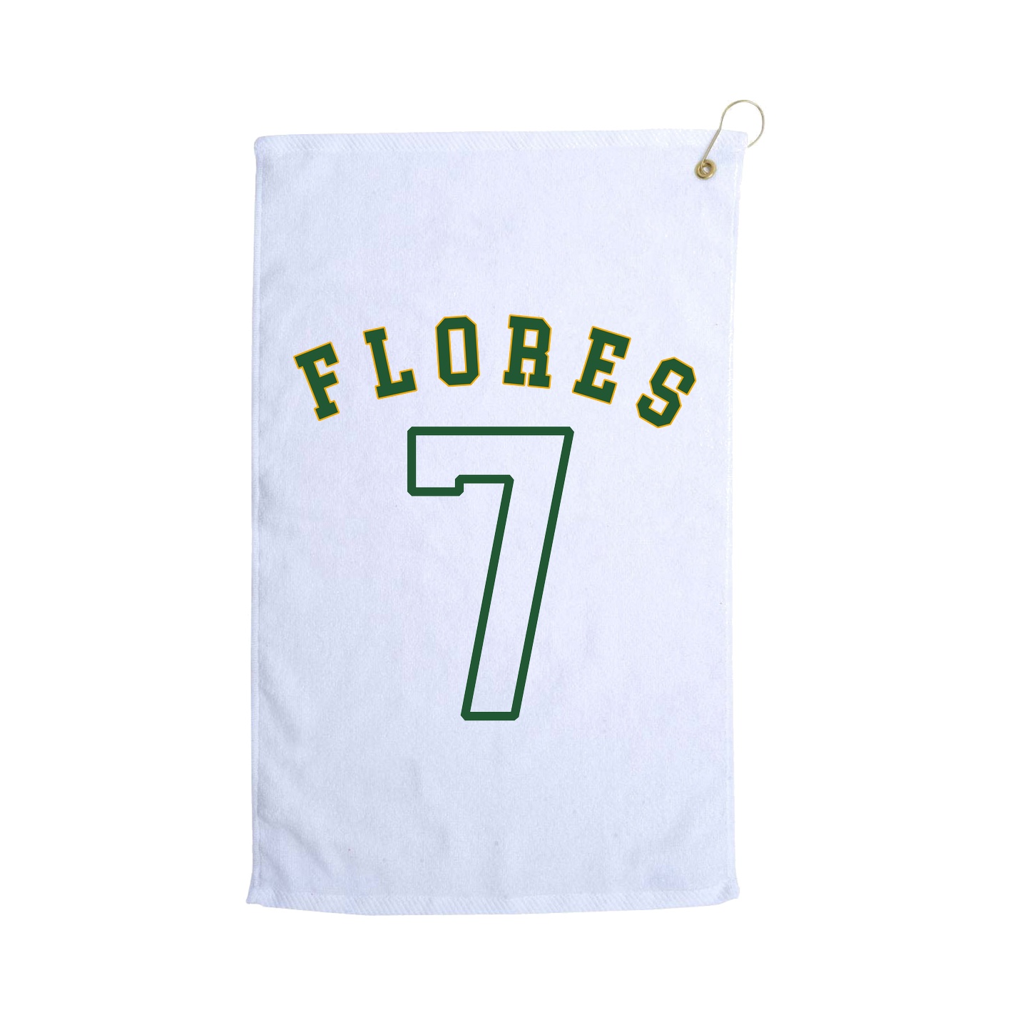 Golf Towel — Shirsey Arch in White