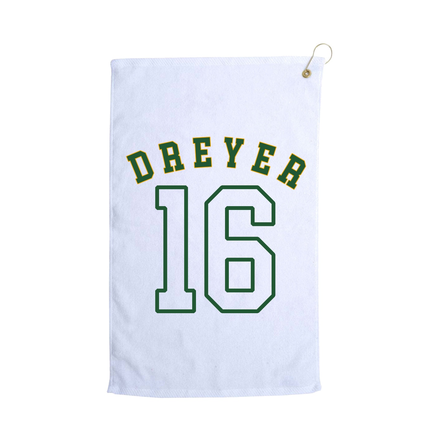 Golf Towel — Shirsey Arch in White