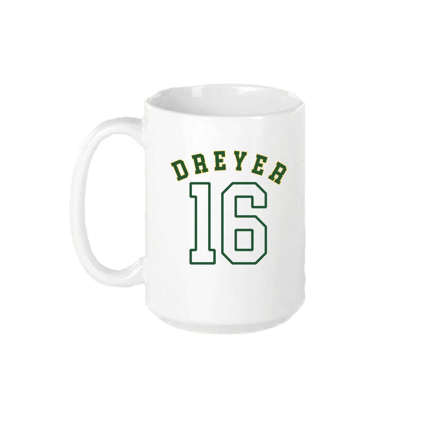 15oz Coffee Mug — Shirsey Arch in White