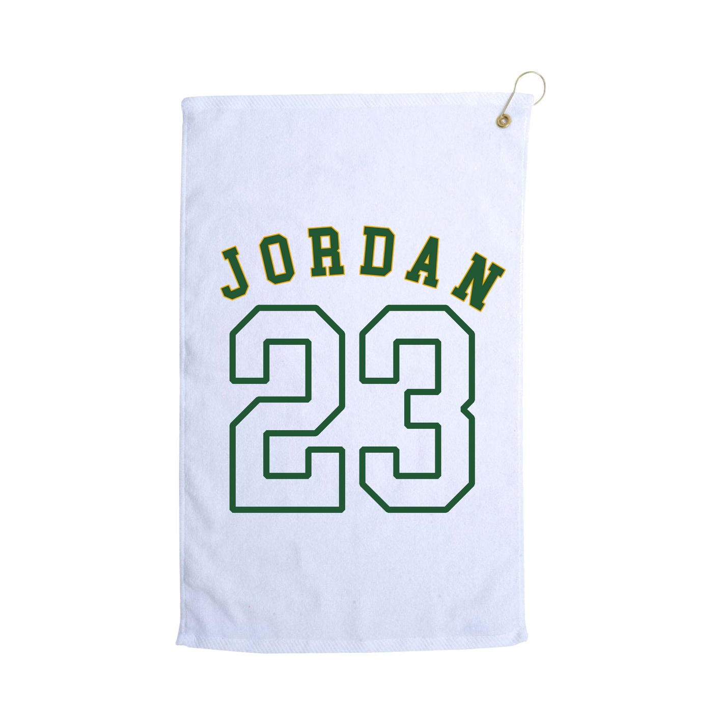 Golf Towel — Shirsey Arch in White