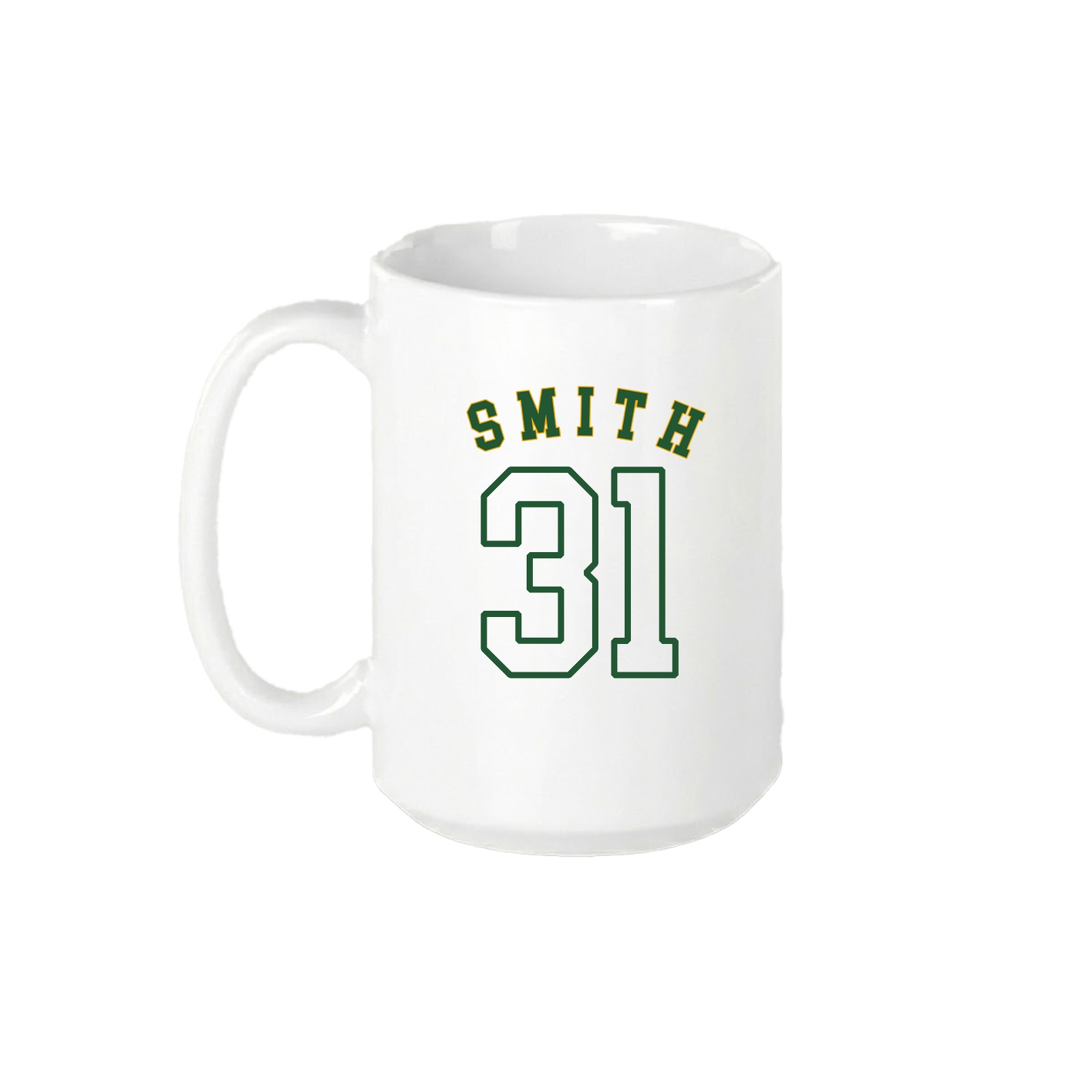 15oz Coffee Mug — Shirsey Arch in White