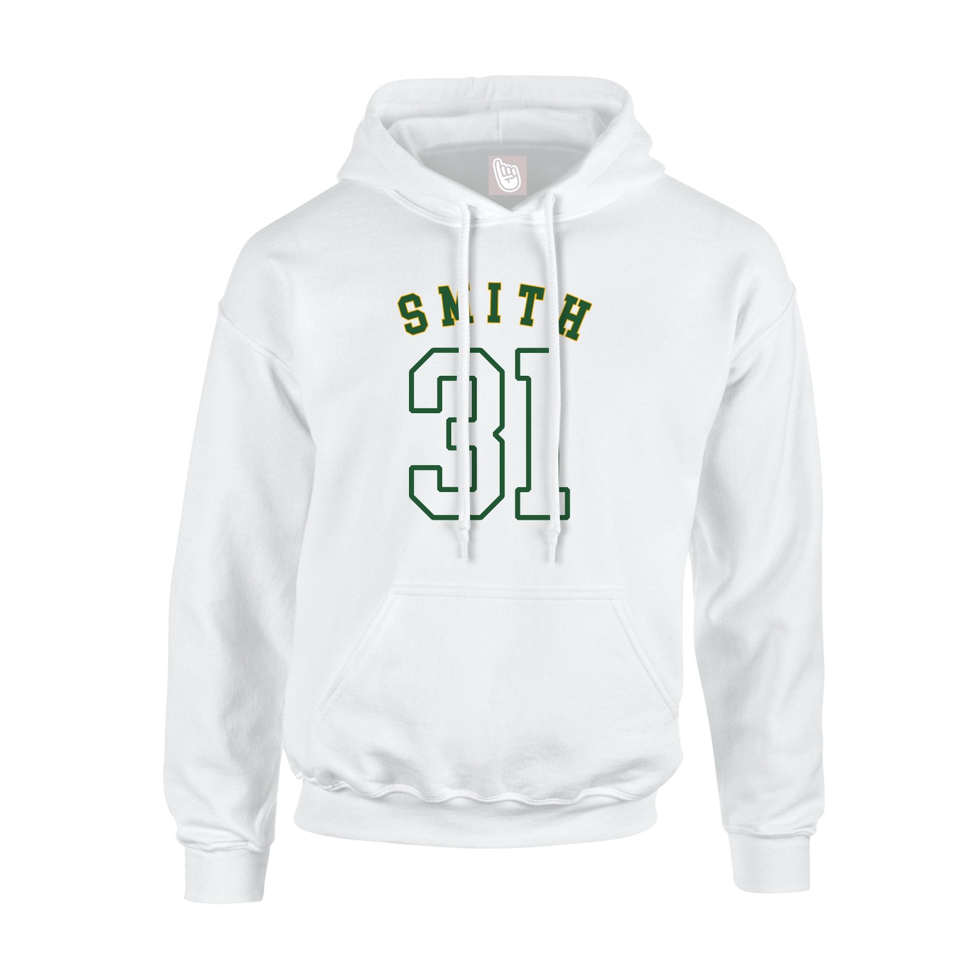 Hoodie — Shirsey Arch in White