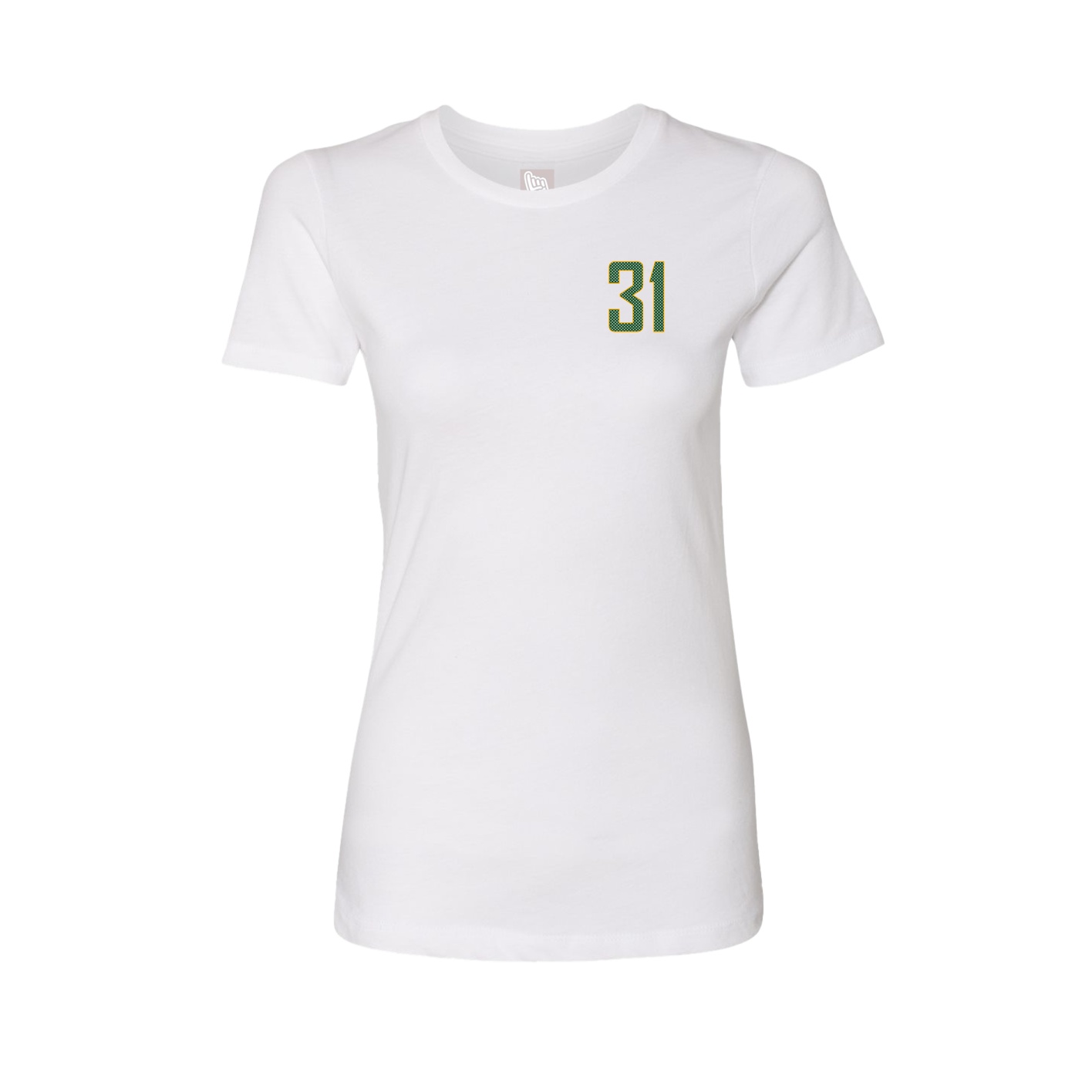 Fitted Women's Tee — Front Shirsy in White