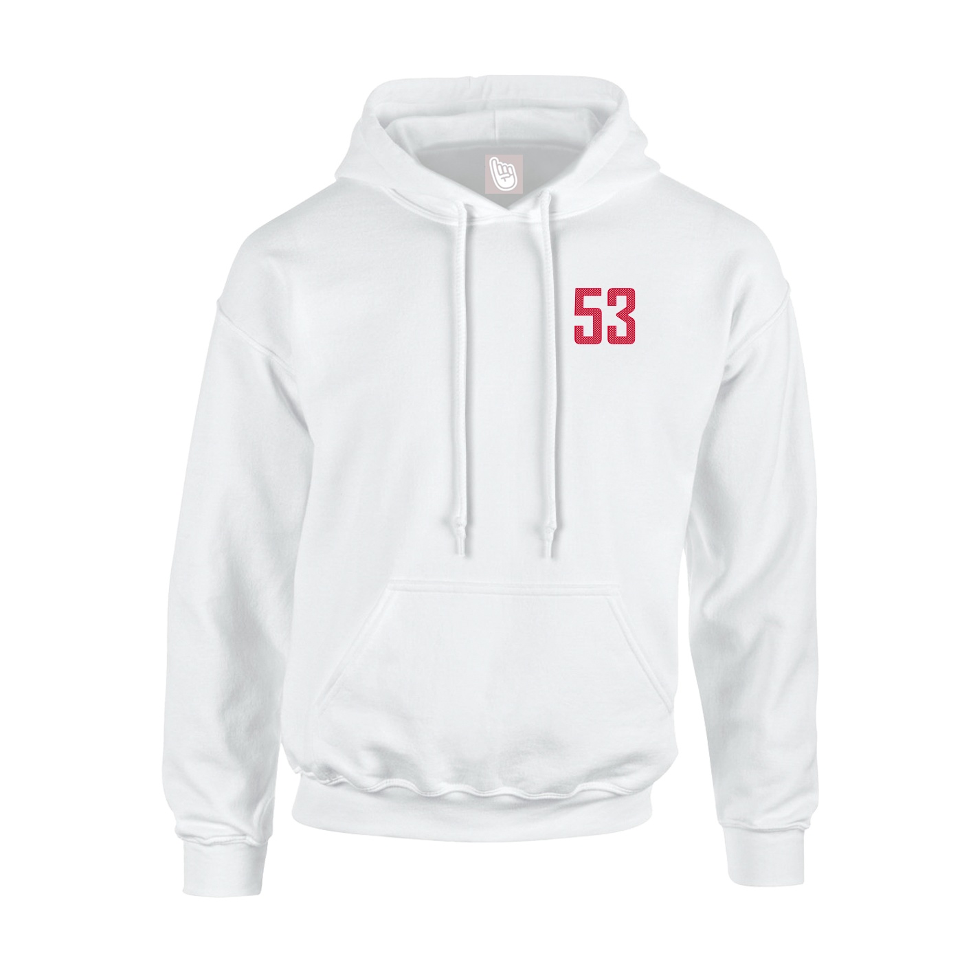 Youth Hoodie — Front Shirsy in White