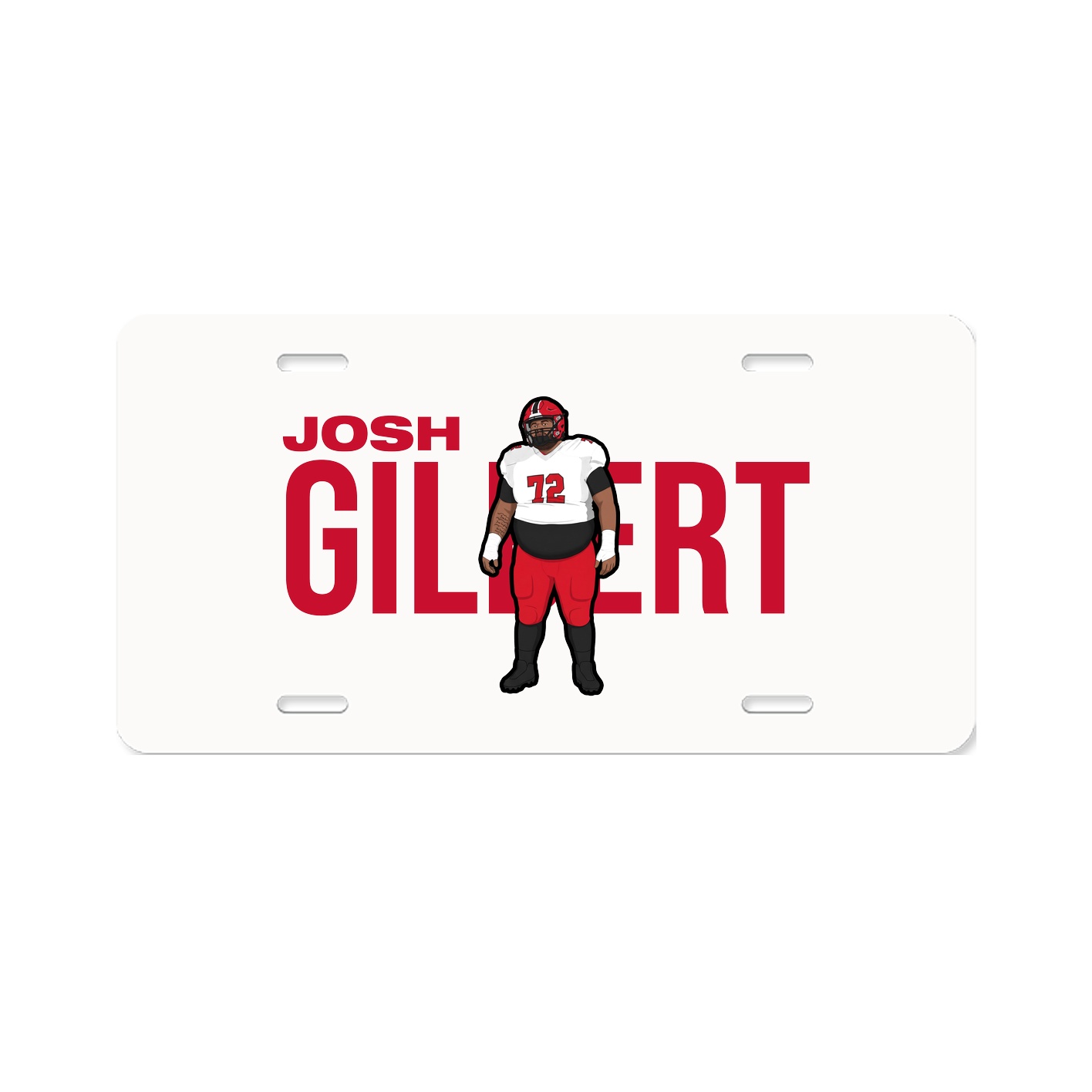 License Plate — Player Name in Classic