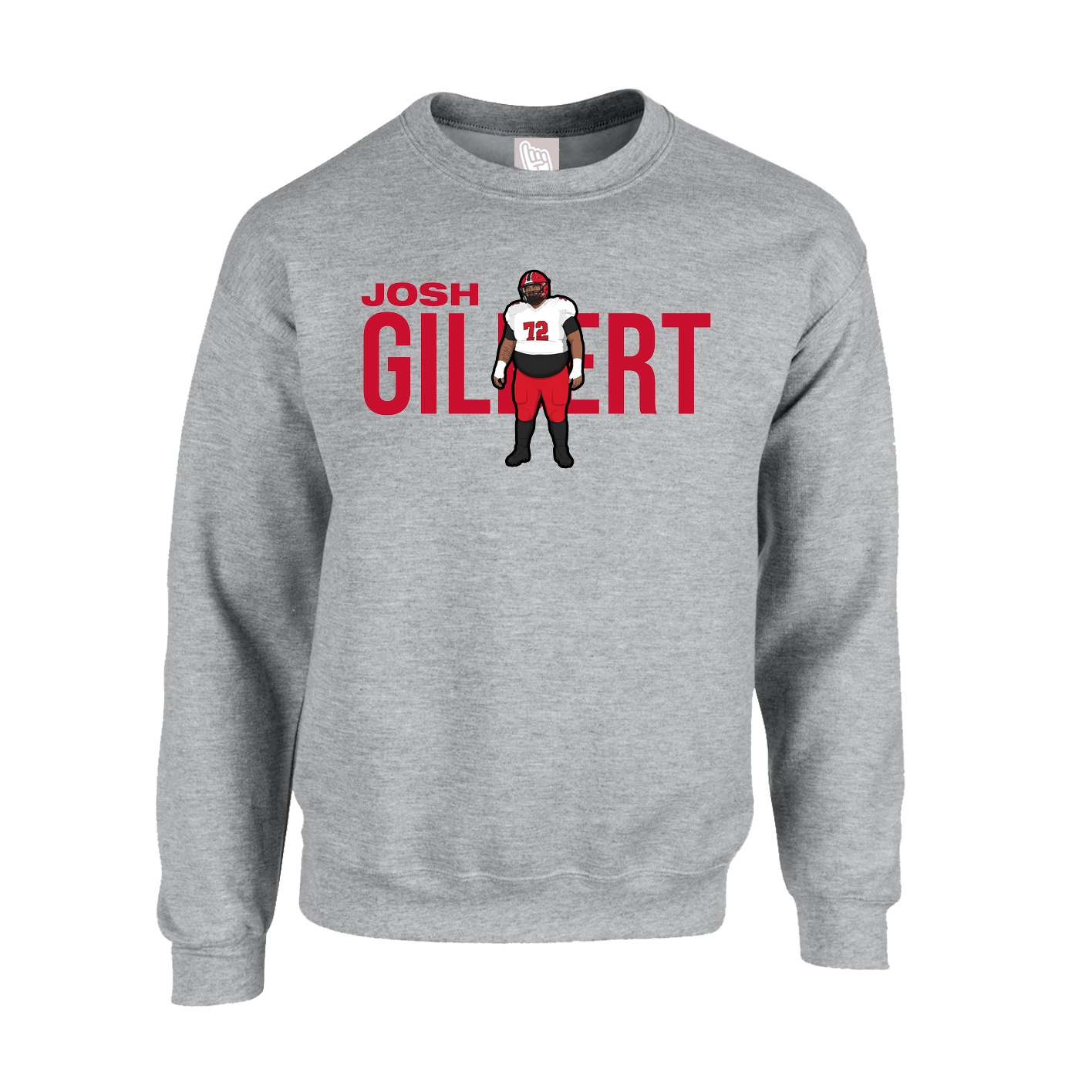 Fleece Crew — Player Name in Grey
