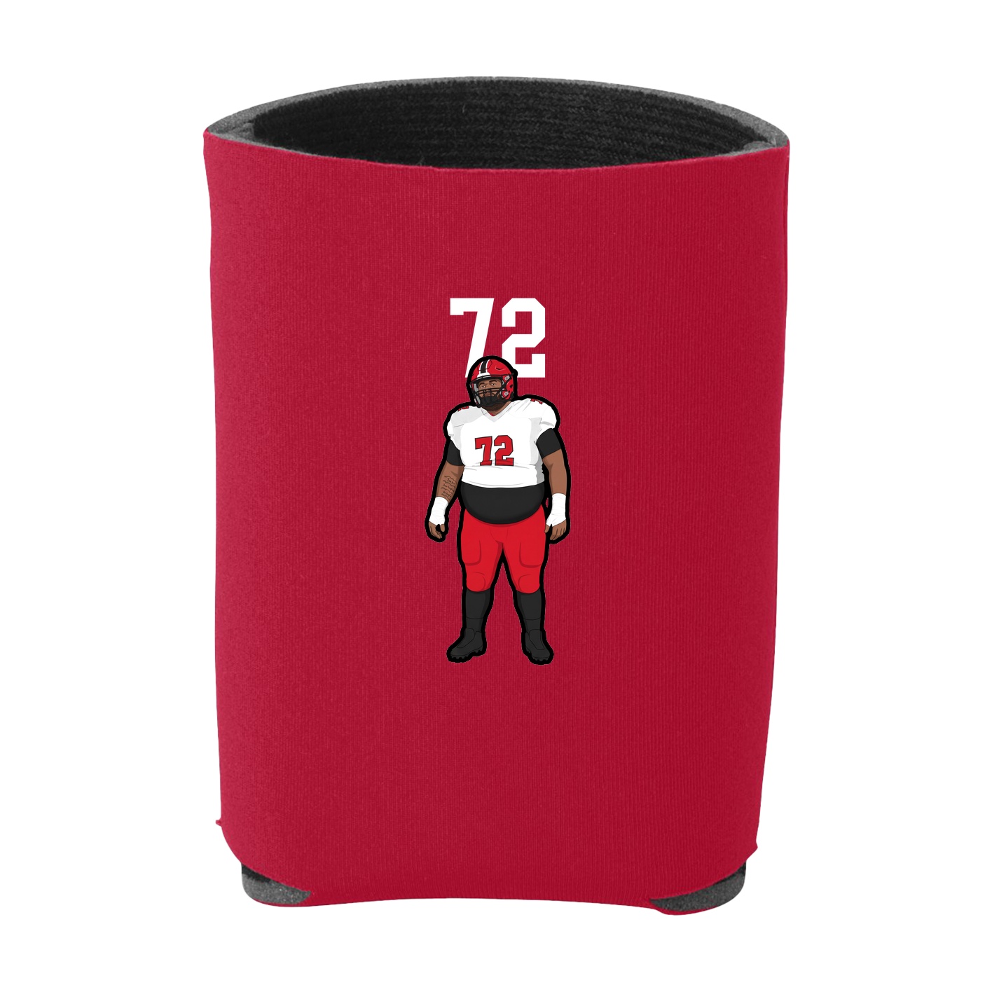 Can Holder — Number Top in Red