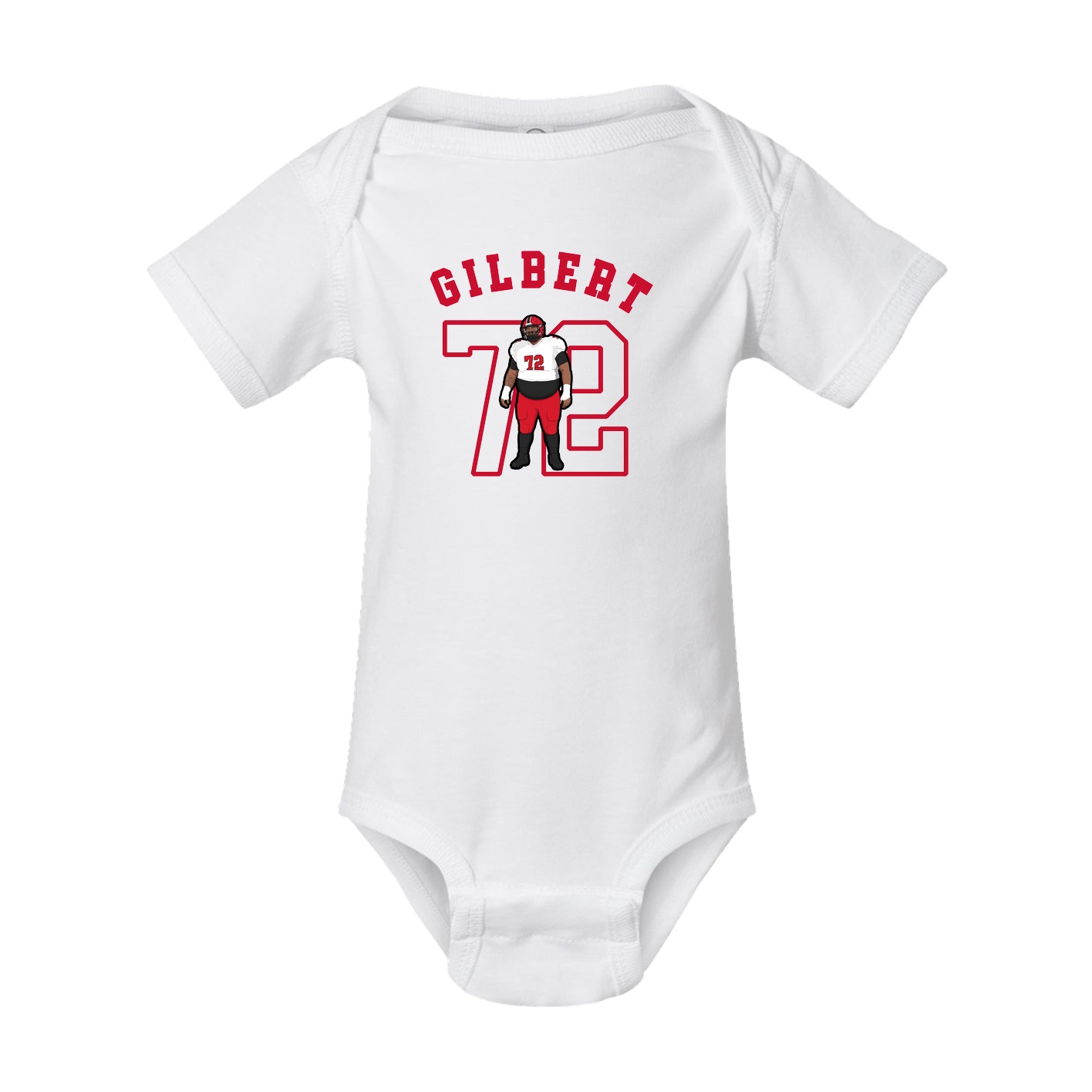Baby Onesie — Shirsey Arch in White