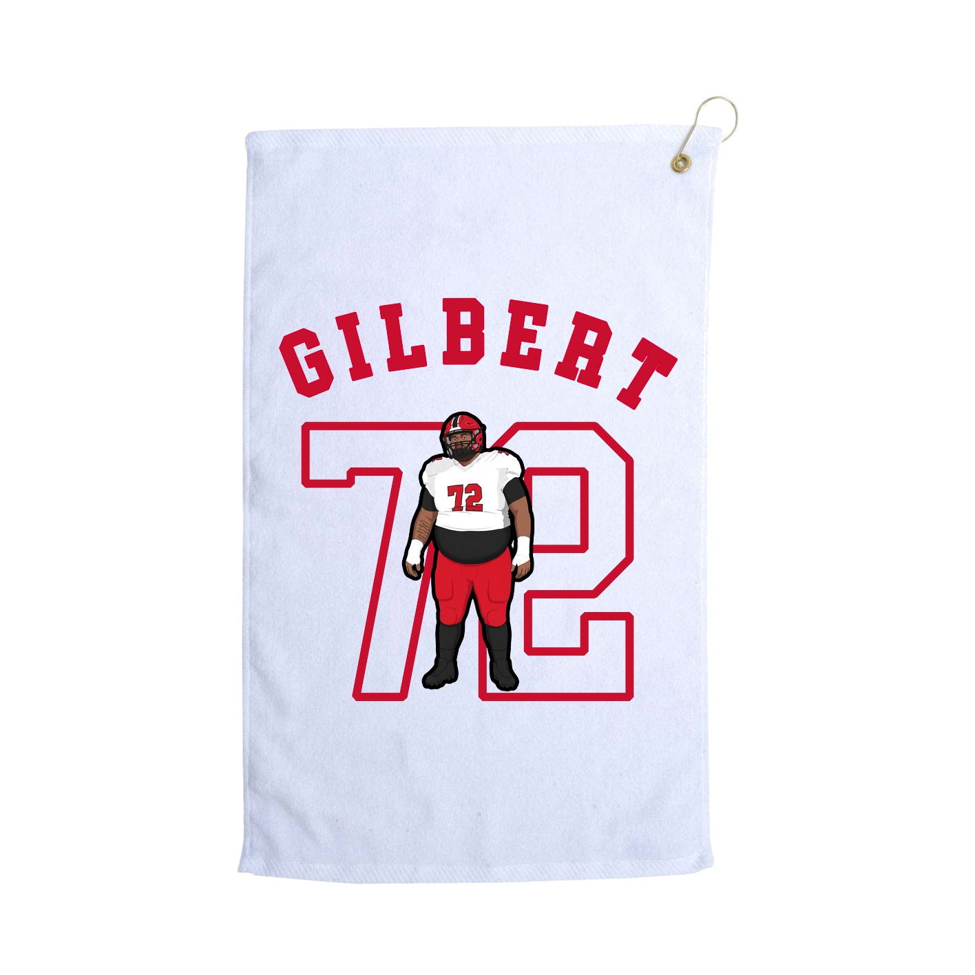 Golf Towel — Shirsey Arch in White