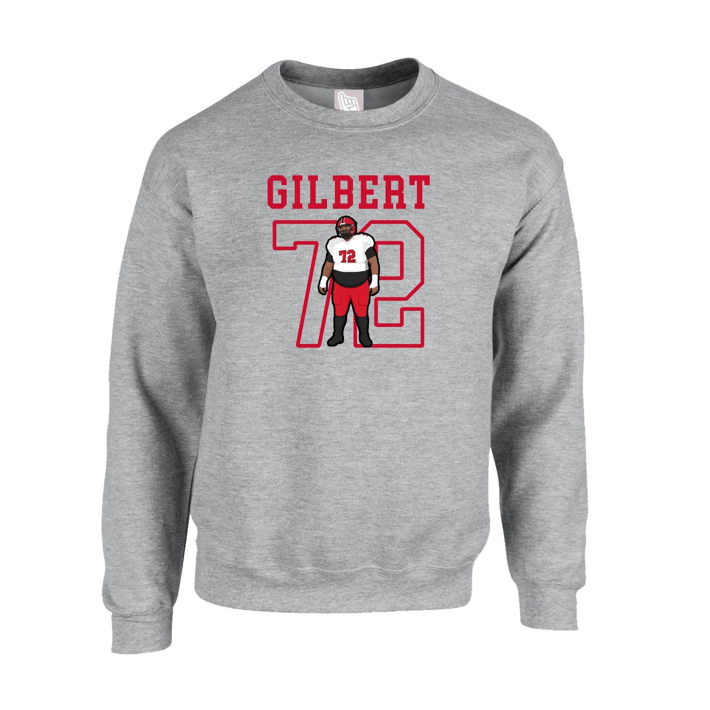 Fleece Crew — Shirsey in Grey