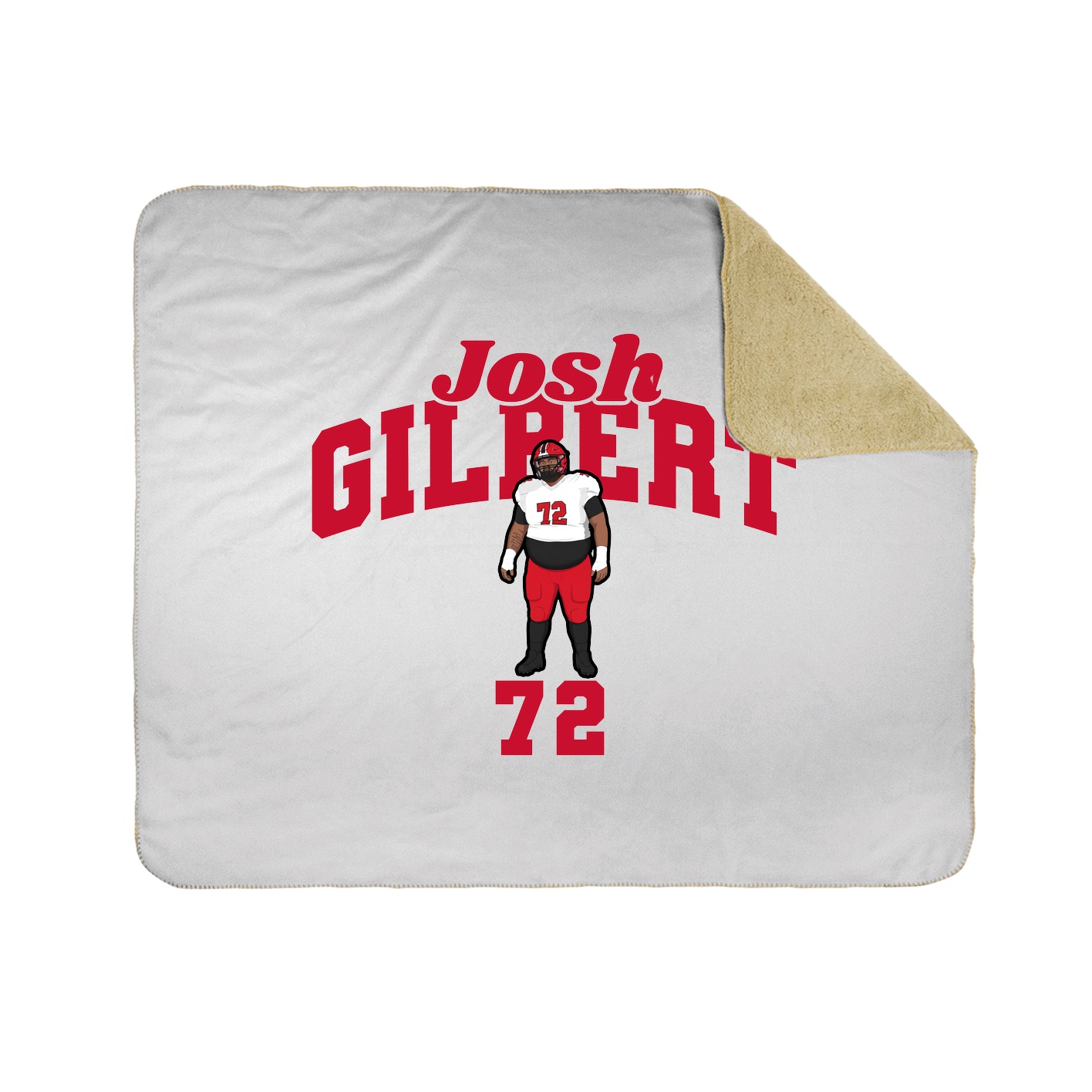 Throw Blanket — Signature Arch in White