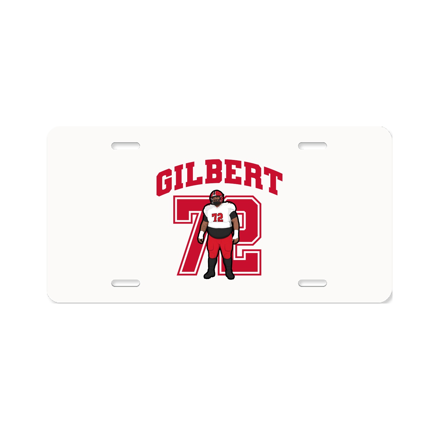 License Plate — Number in Classic