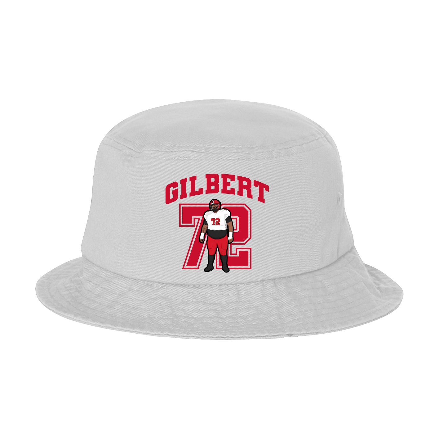 Bucket Cap — Number in White