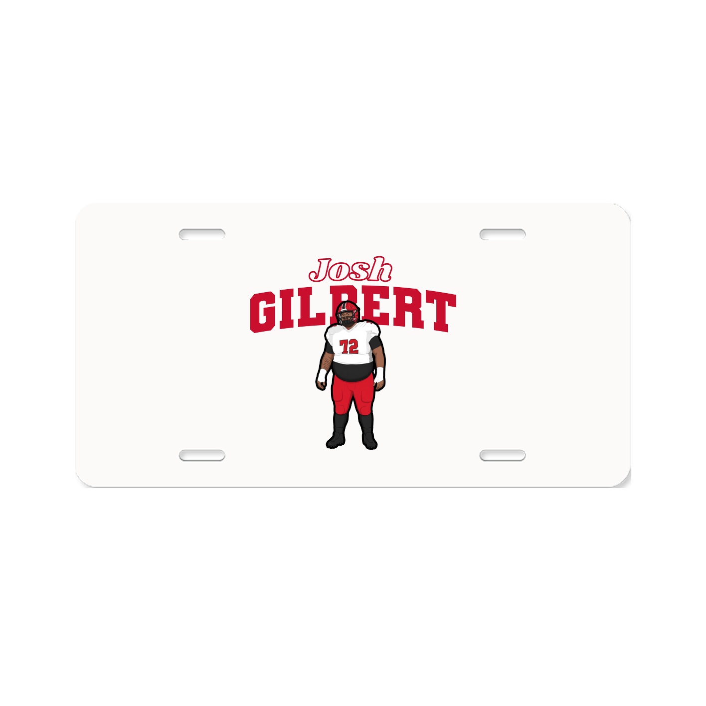 License Plate — Name Arch in Classic