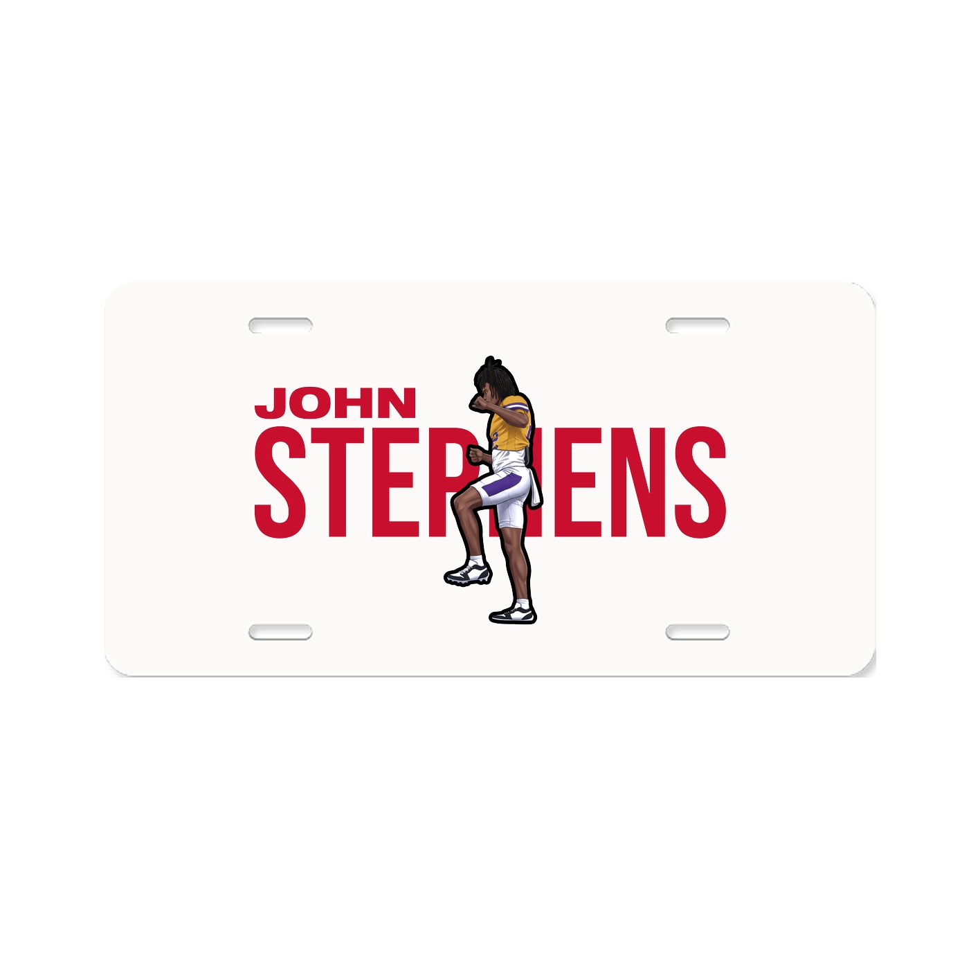 License Plate — Player Name in Classic