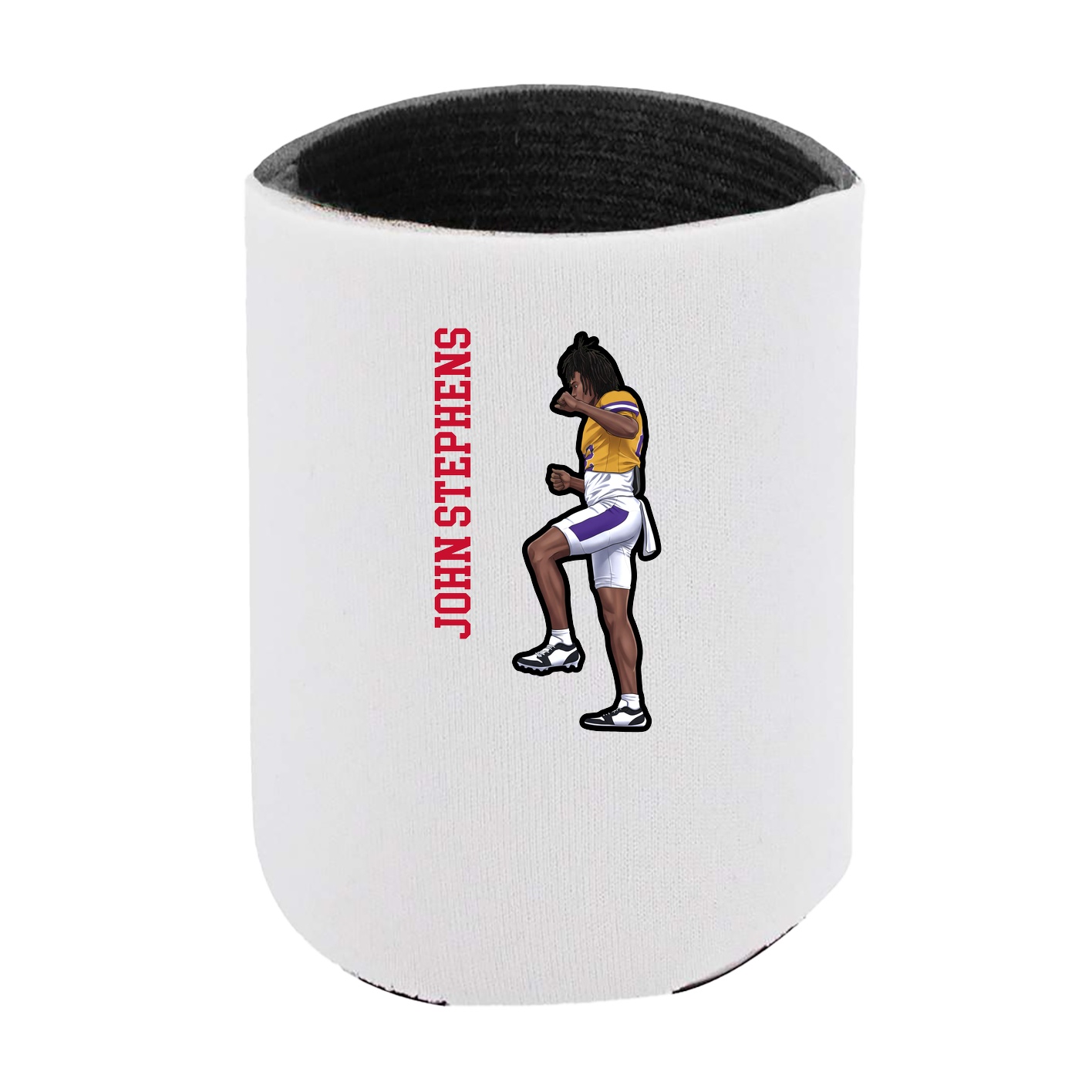 Can Holder — Name Vertical in White
