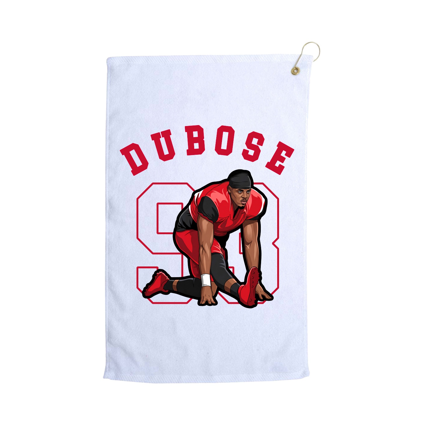 Golf Towel — Shirsey Arch in White