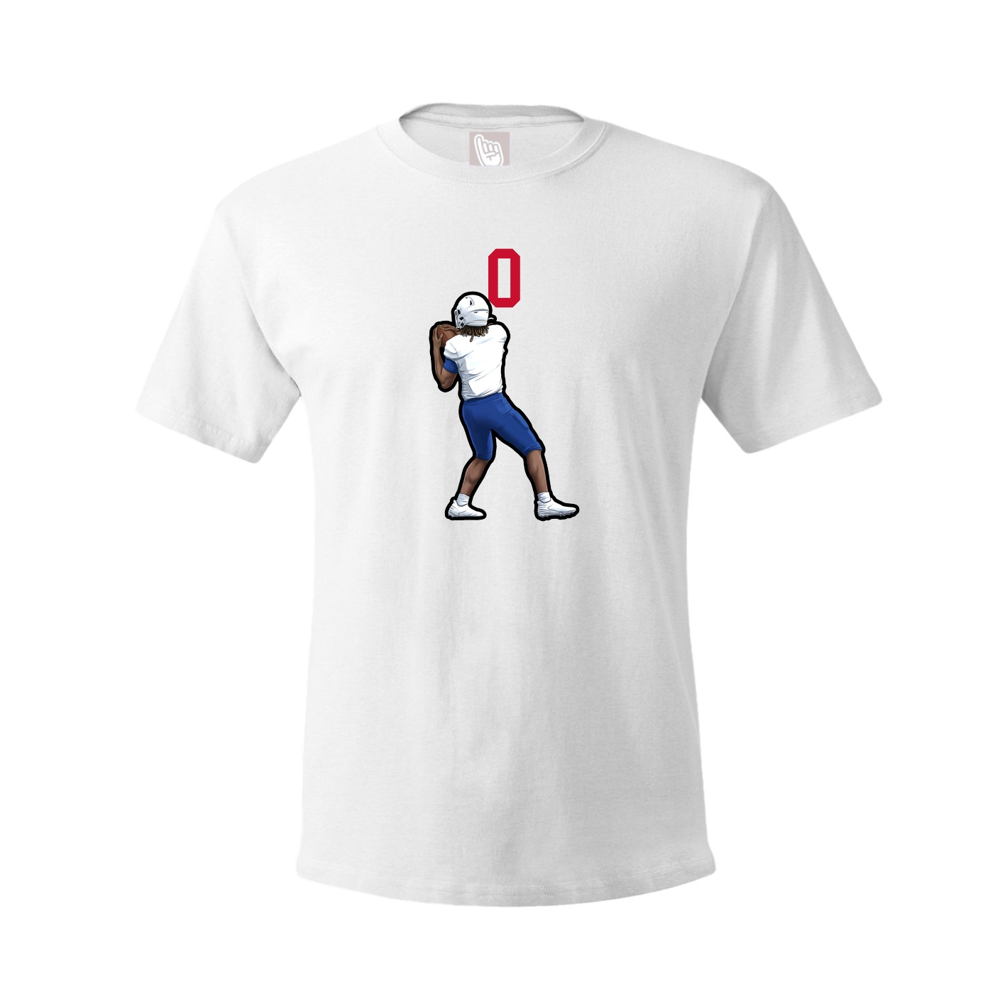 Tee — Number Top in White