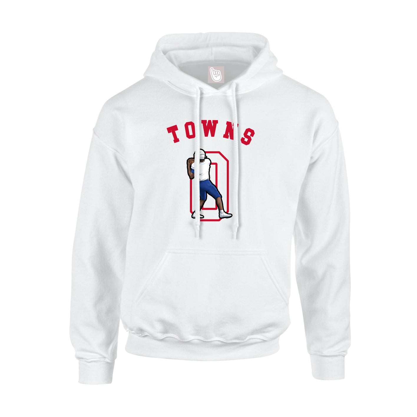 Youth Hoodie — Shirsey Arch in White