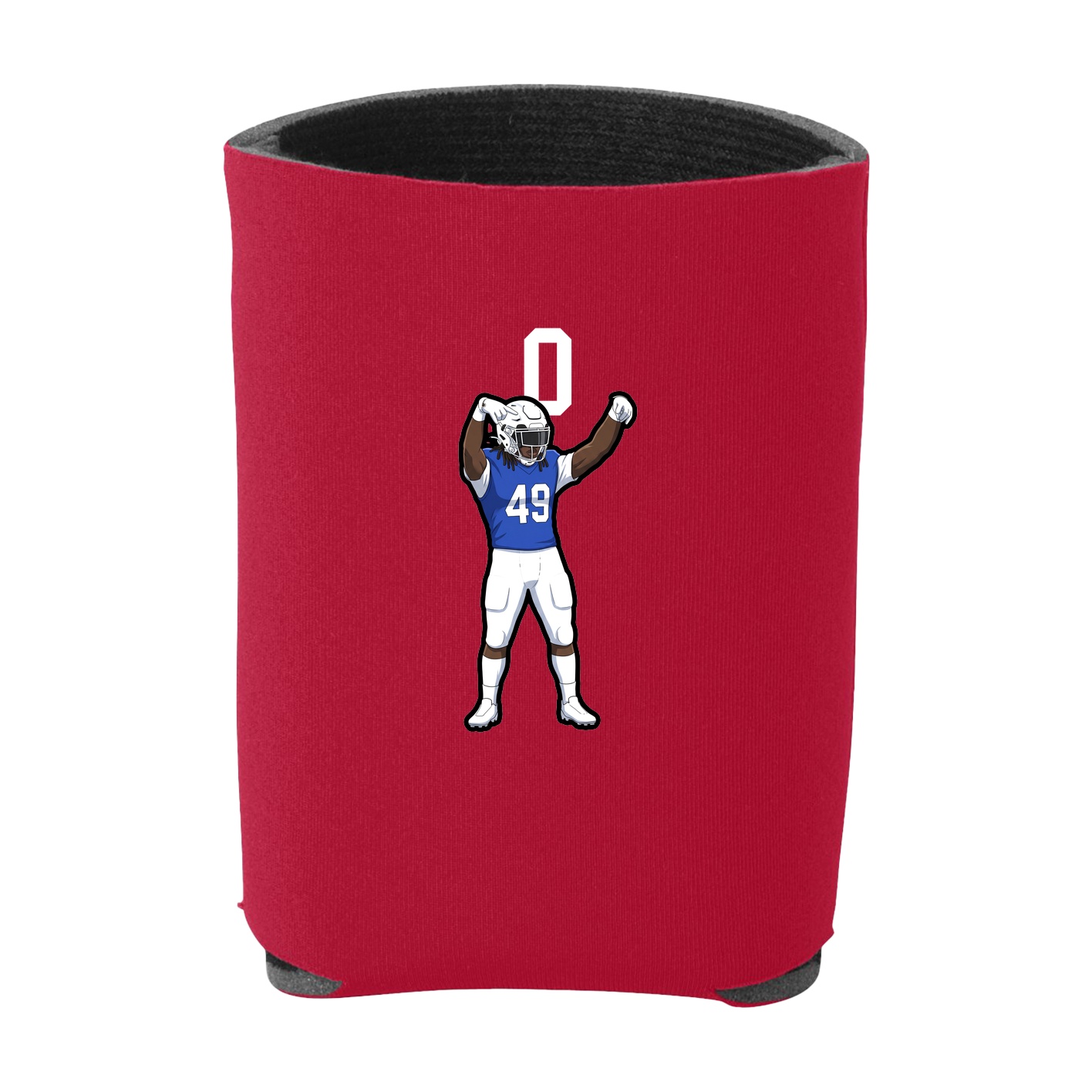 Can Holder — Number Top in Red