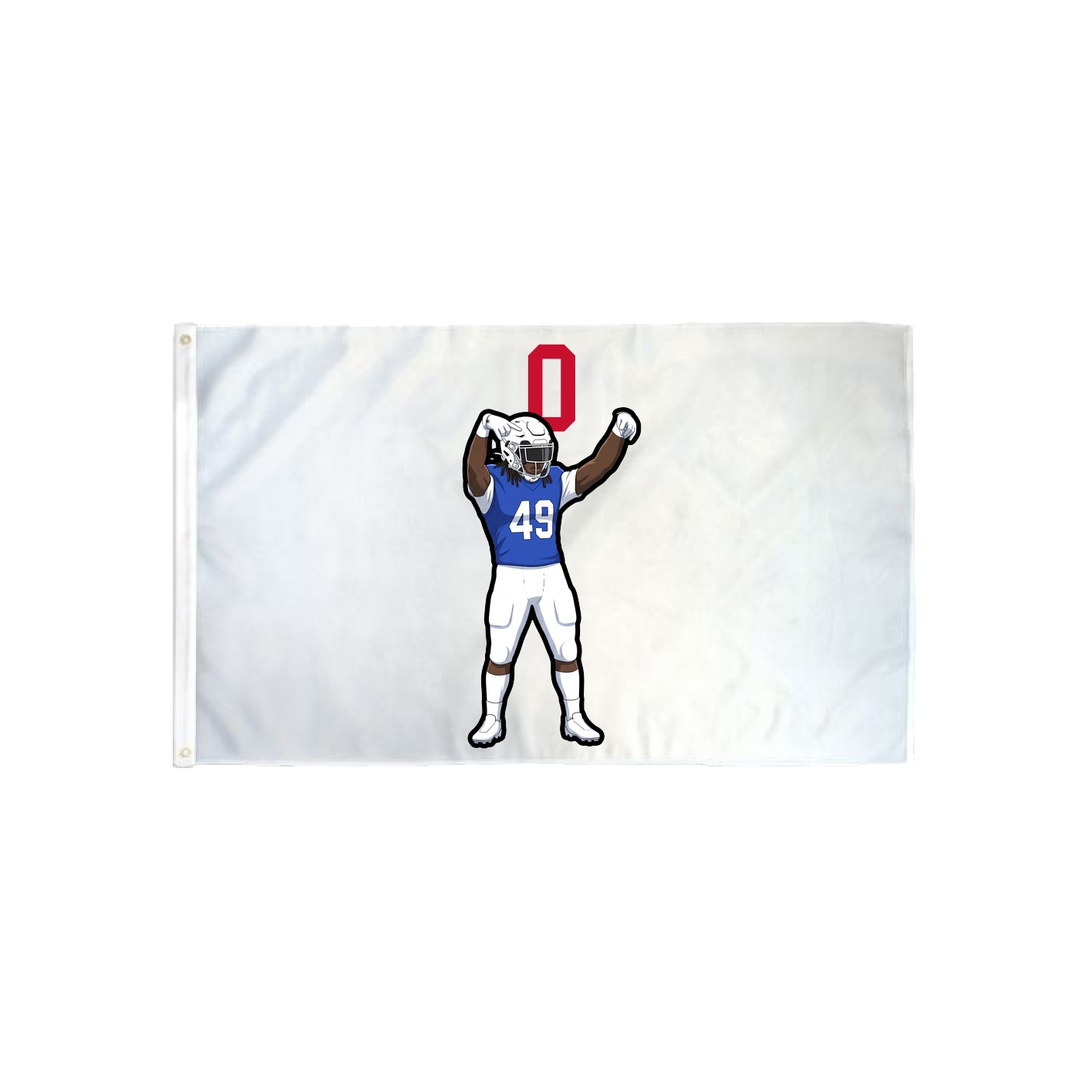 3x5 Flag — Number Top in Classic