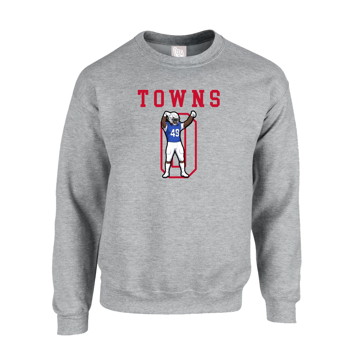 Fleece Crew — Shirsey in Grey
