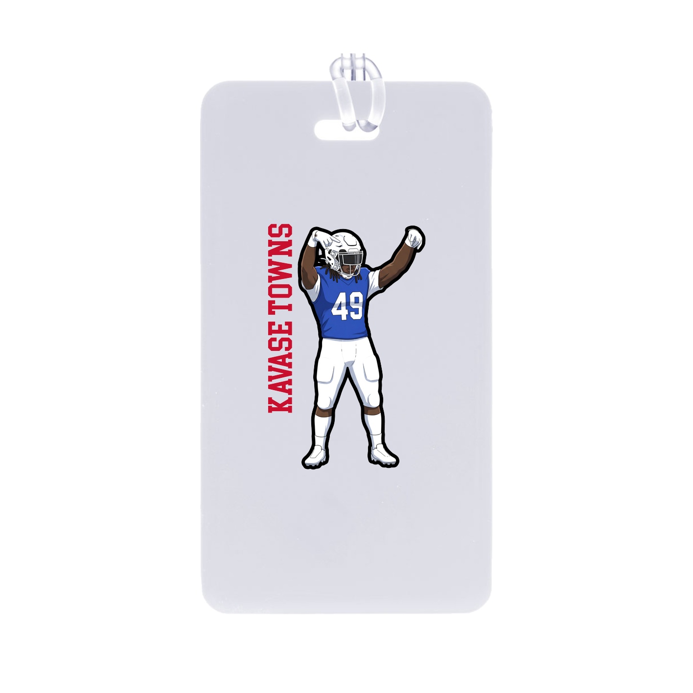 Bag Tag — Name Vertical in Classic