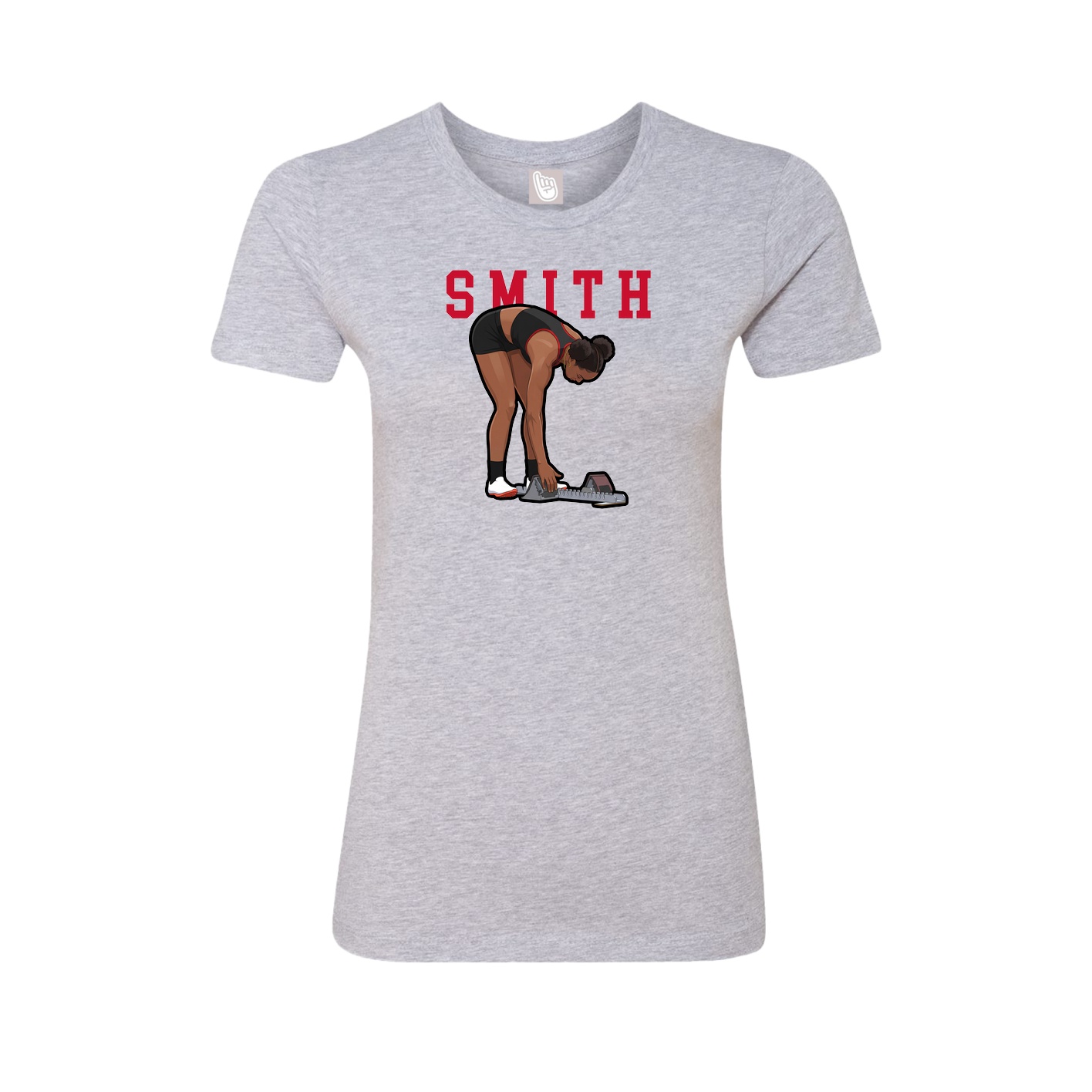 Fitted Women's Tee — Shirsey in Grey