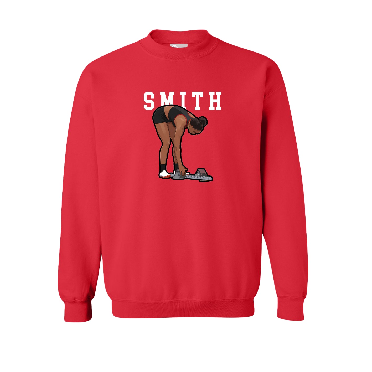Fleece Crew — Shirsey in Red